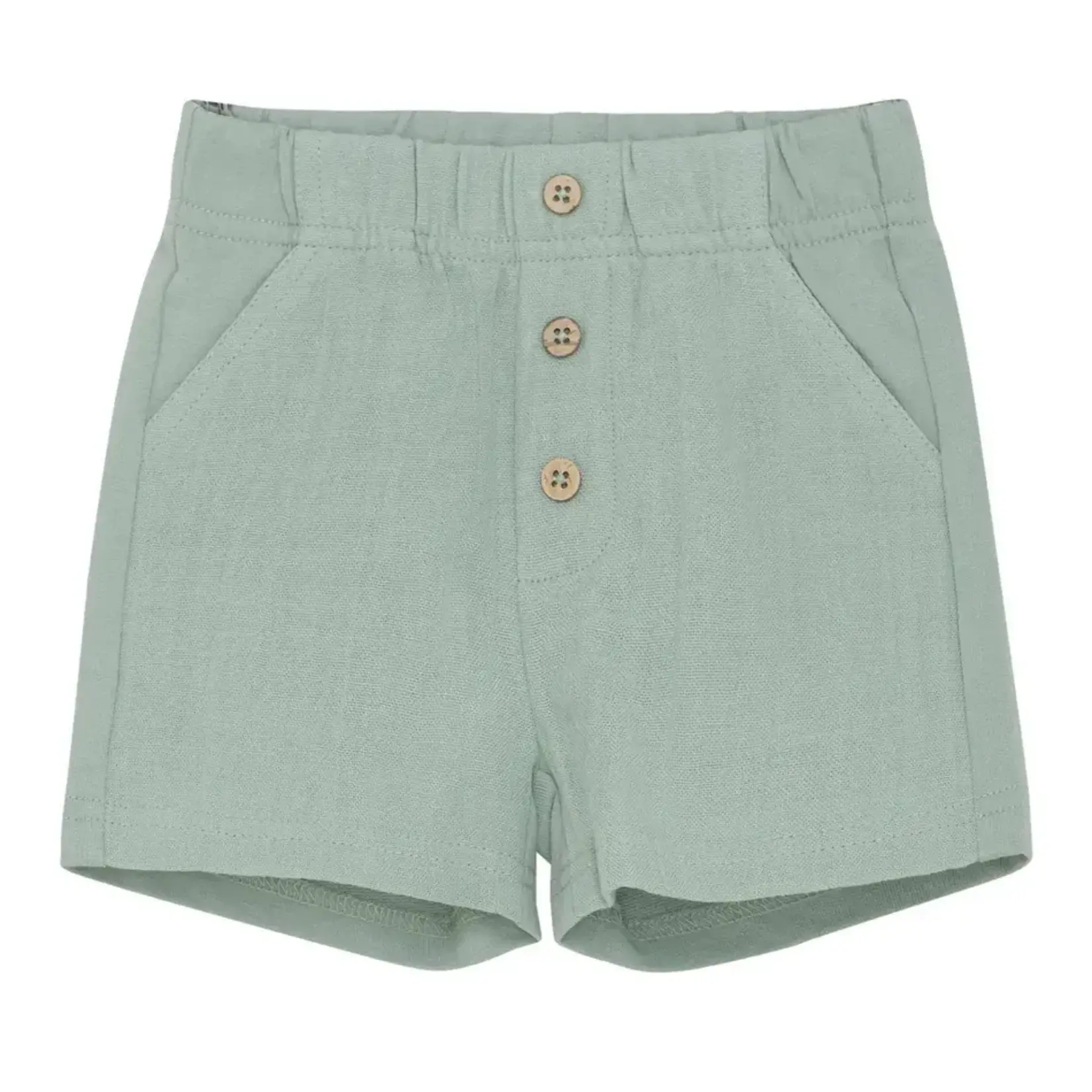 Enfant ENFANT - Short de bébé en mousseline verte
