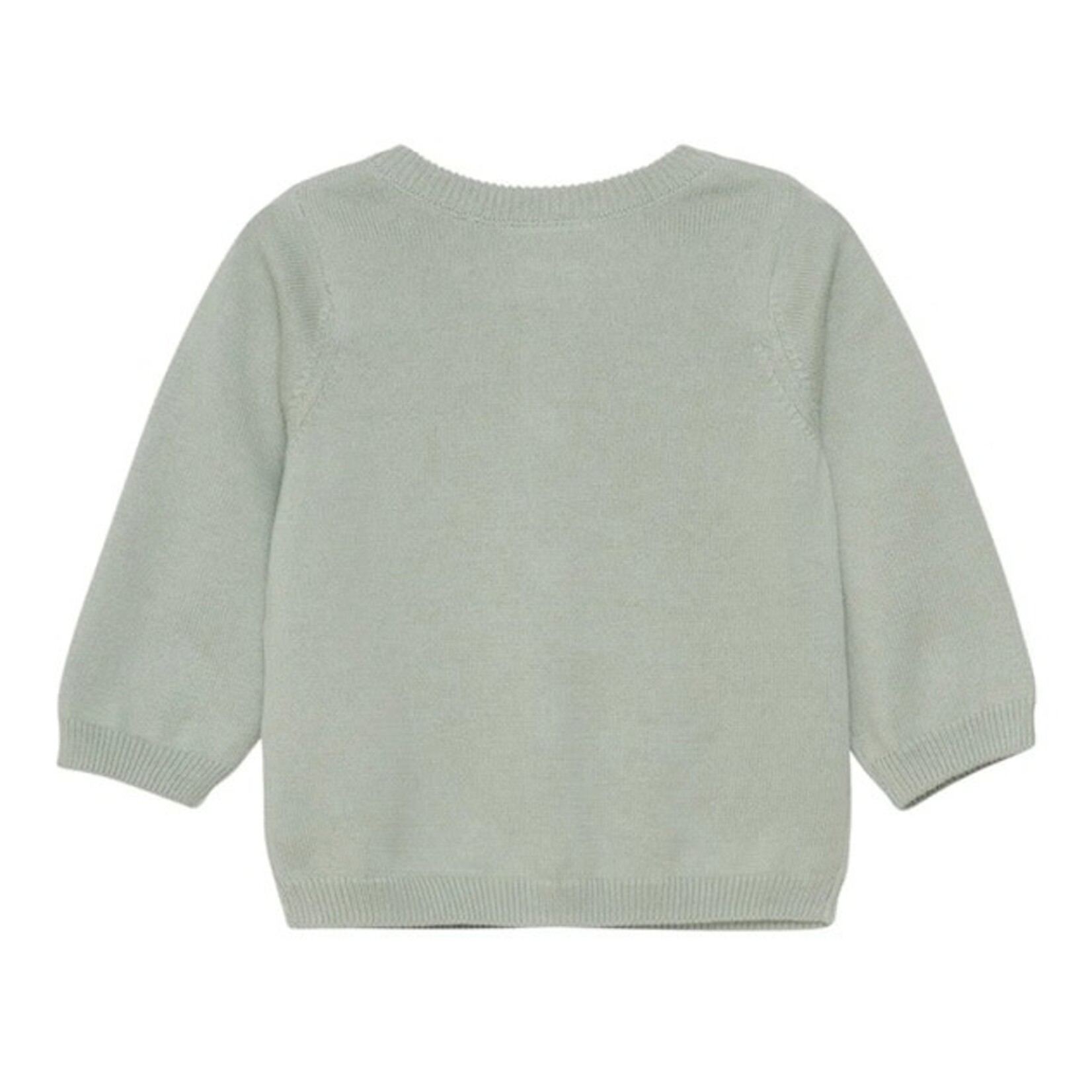 Fixoni FIXONI - Sage Cardigan with Embroidered Pears