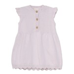 Fixoni FIXONI - Light Purple Knitted Dress with Ruffled Sleeves
