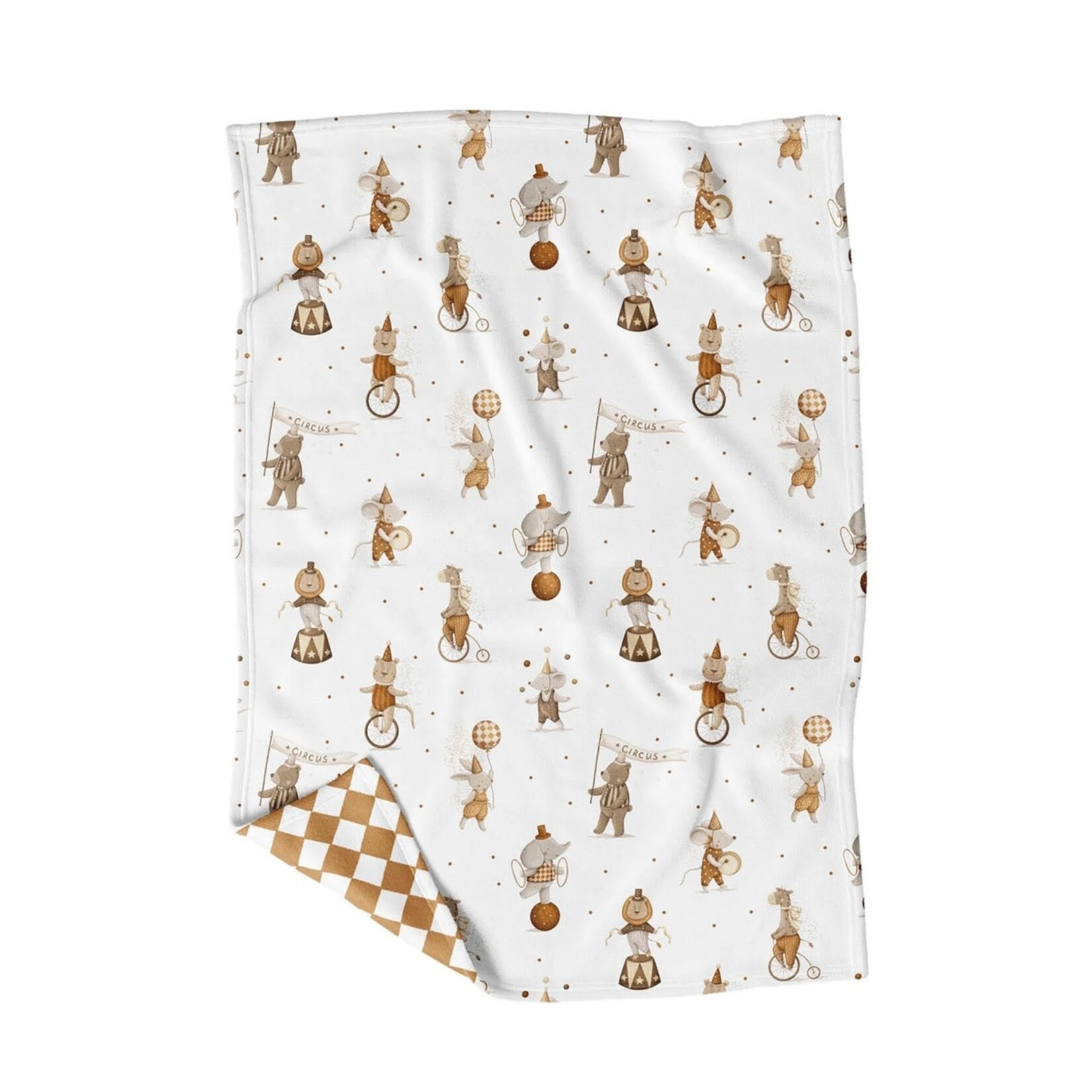 VEILLE SUR TOI - Minky blanket - Le cirque de Julius