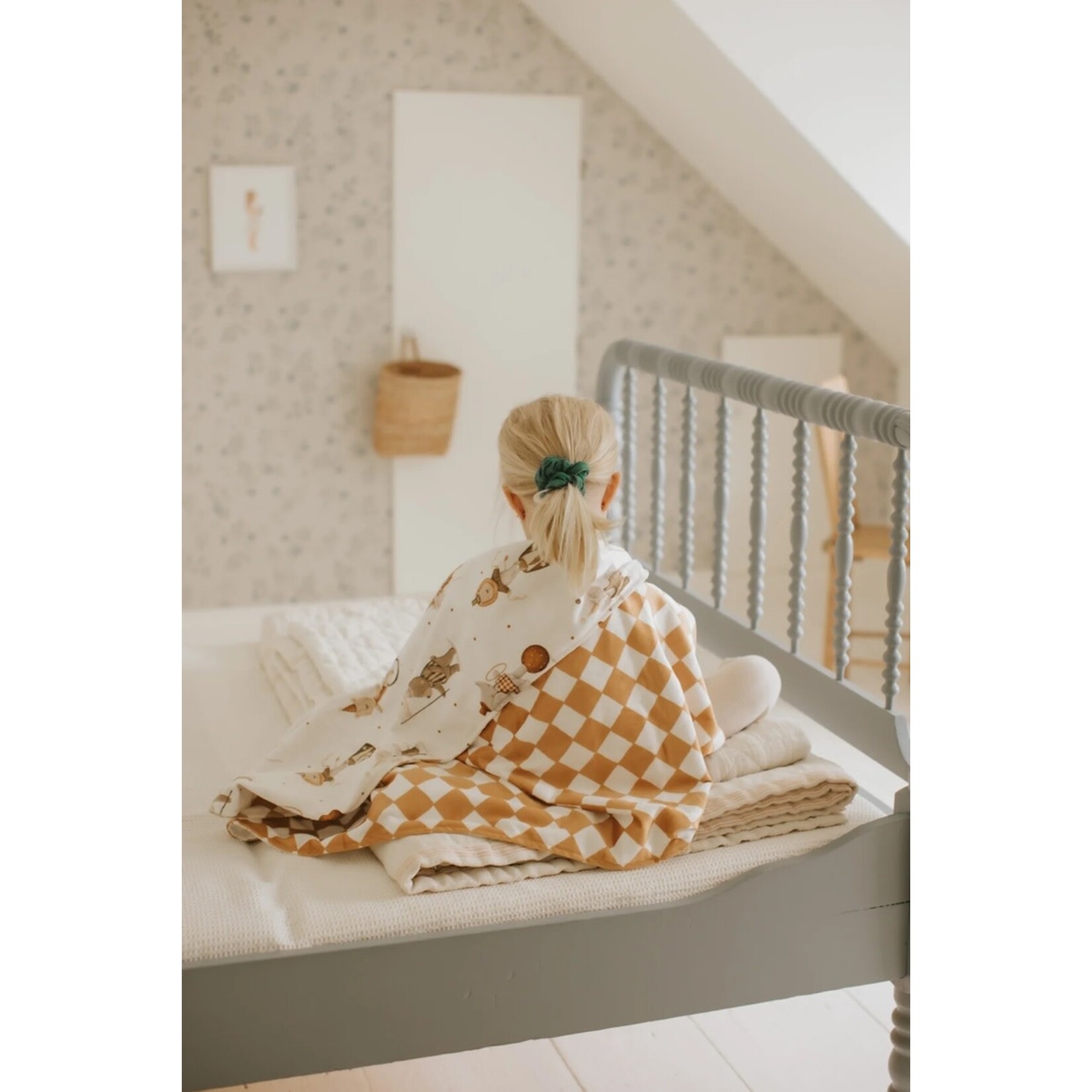 VEILLE SUR TOI - Minky blanket - Le cirque de Julius