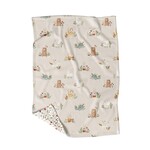 VEILLE SUR TOI - Couverture réversible de minky - Mon petit univers boho
