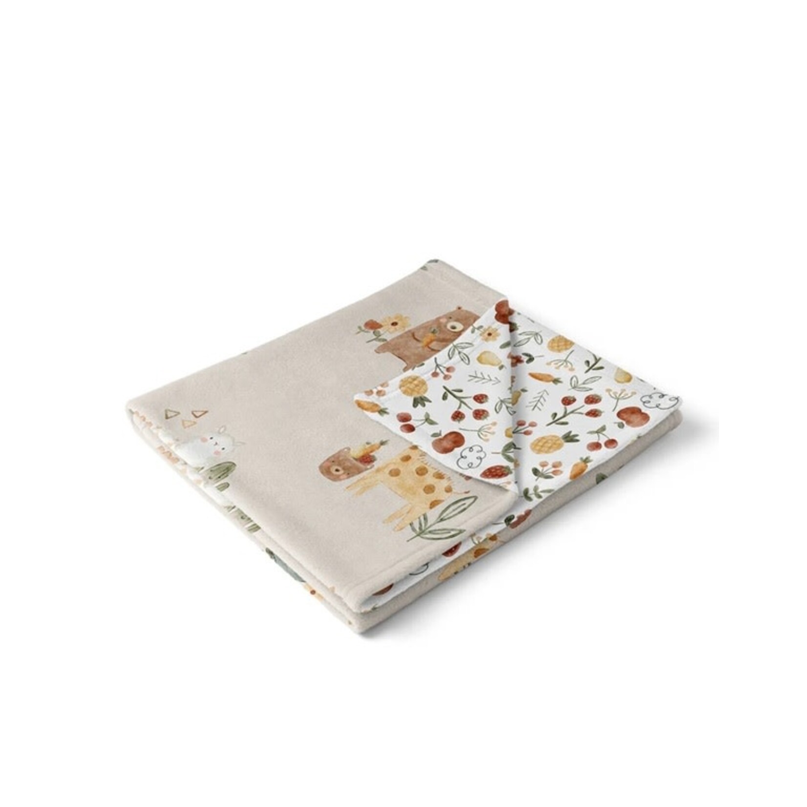 VEILLE SUR TOI - Couverture réversible de minky - Mon petit univers boho