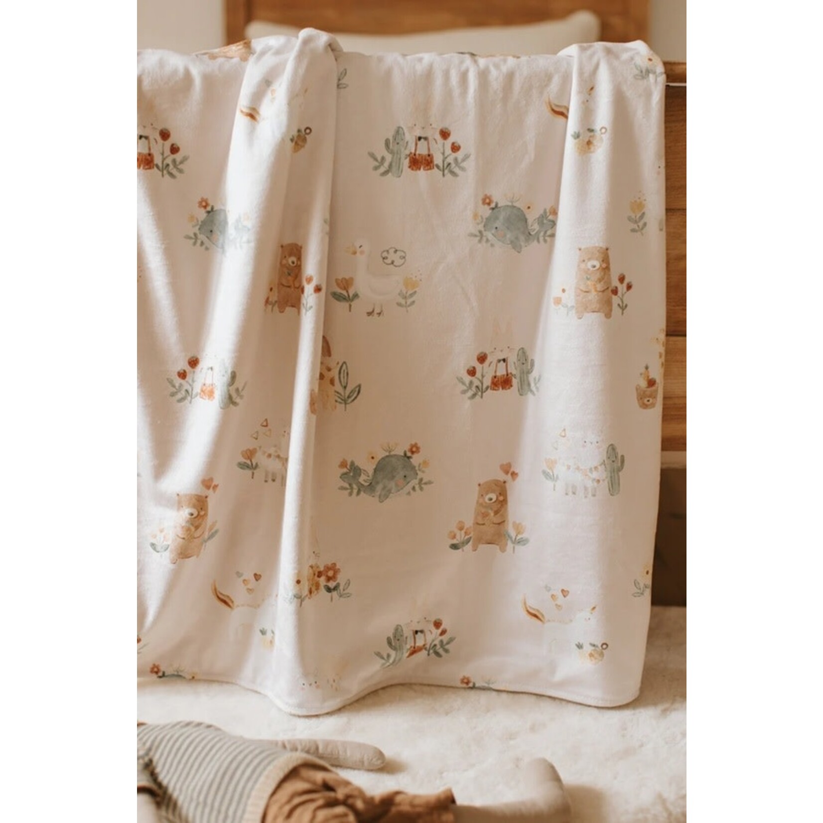VEILLE SUR TOI - Minky blanket - Mon petit univers boho