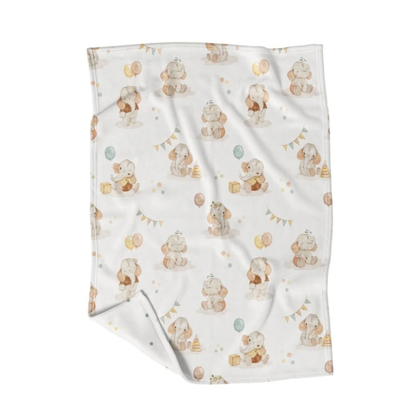 VEILLE SUR TOI - Minky blanket - Jacquot l'éléphanteau
