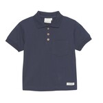 Enfant ENFANT - Polo à manches courtes bleu avec une poche