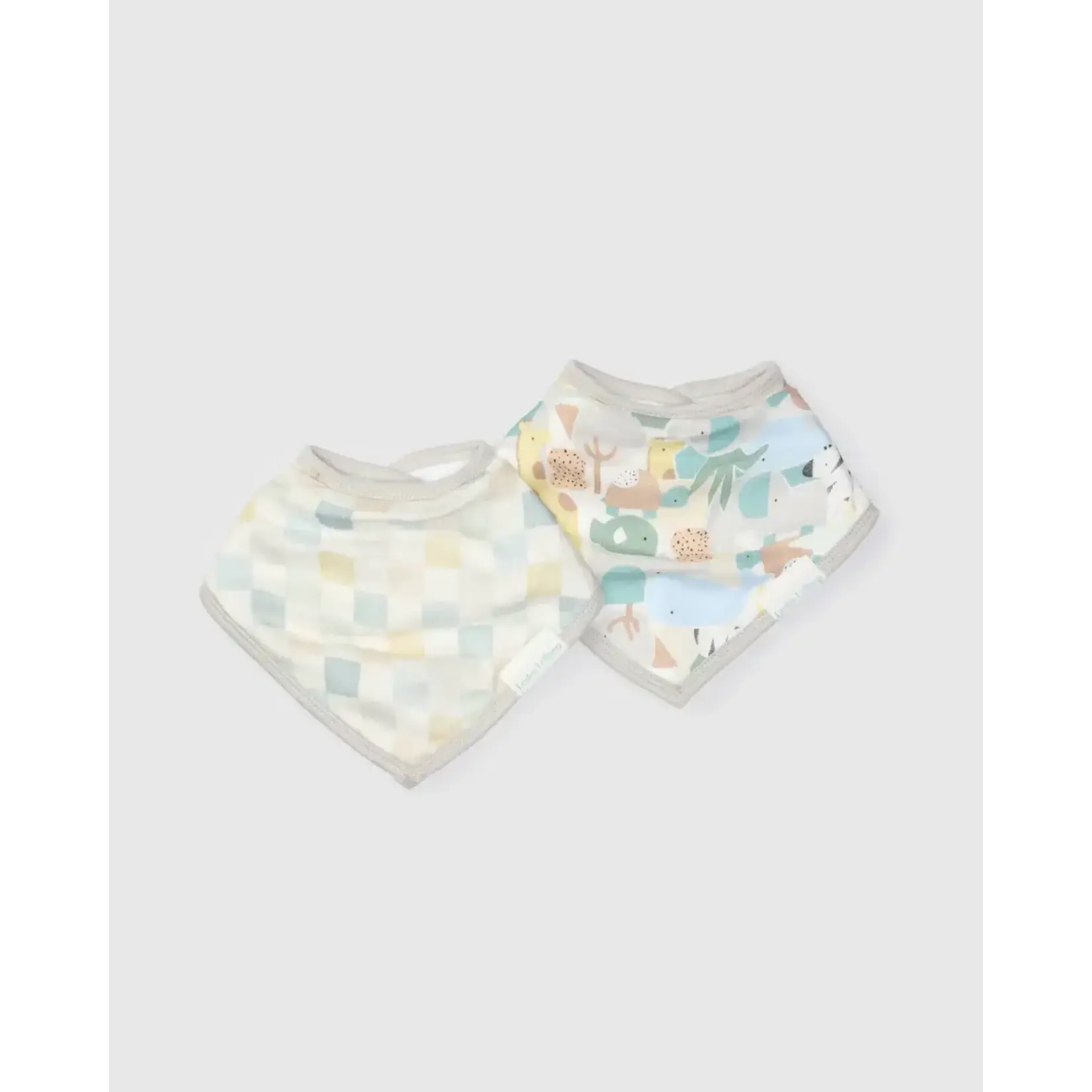Loulou Lollipop LOULOU LOLLIPOP - Ensemble de 2 bavoirs bandana - Casse-tête animal