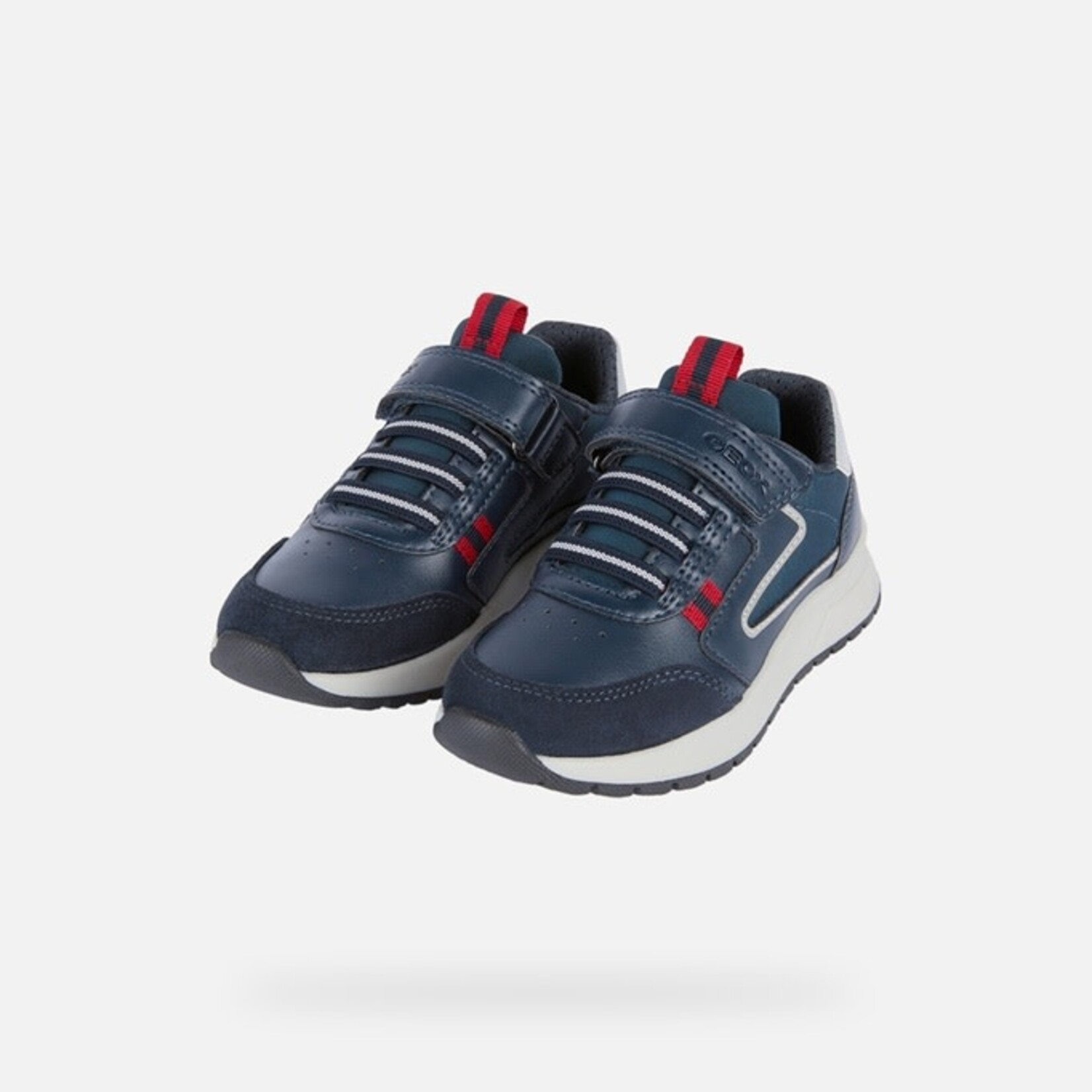 Geox GEOX - Chaussures de sport 'J BRIEZEE B. A. - Navy/DK Red'