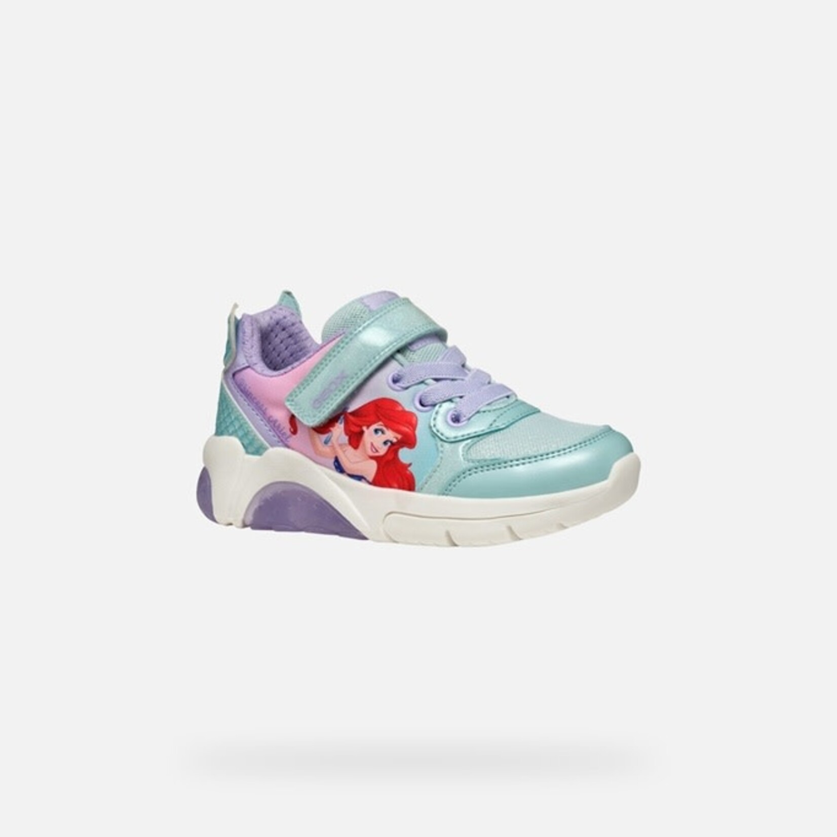 Geox GEOX - Sneaker with luminous sole 'J. Fadinlight A - PR. Tex + GLI. Pa - Watersea/Lilac'
