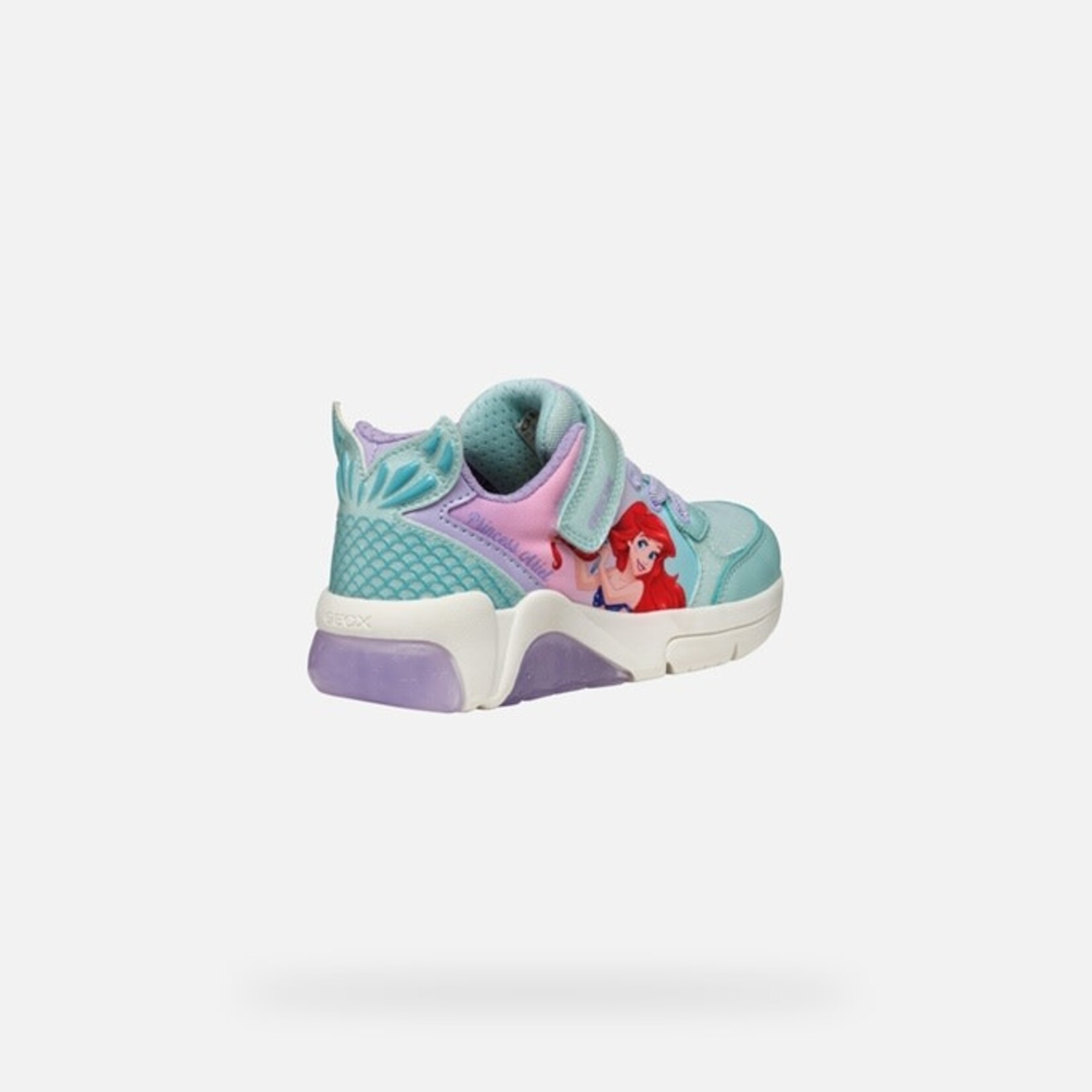 Geox GEOX - Sneaker with luminous sole 'J. Fadinlight A - PR. Tex + GLI. Pa - Watersea/Lilac'