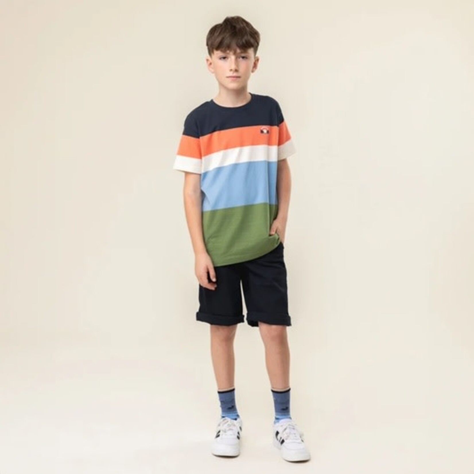 Nanö NANÖ - Short bermuda uni bleu marin  'Destination plein air'