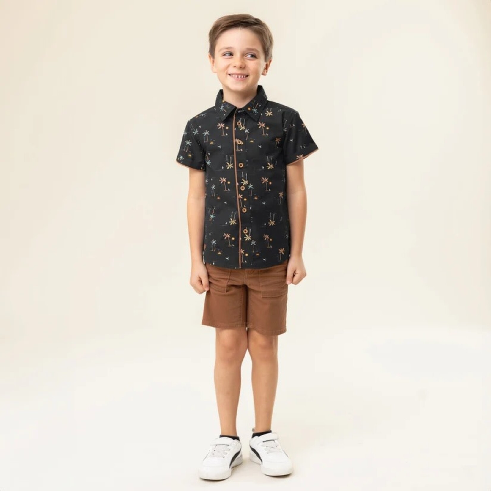 Nanö NANÖ - Brown Bermuda Shorts 'En mode vacances'