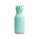 ASOBU ASOBU - Bestie Vacuum Insulated Stainless Steel Bottle with Silicone Straw and Leakproof Lid 16oz - Cat