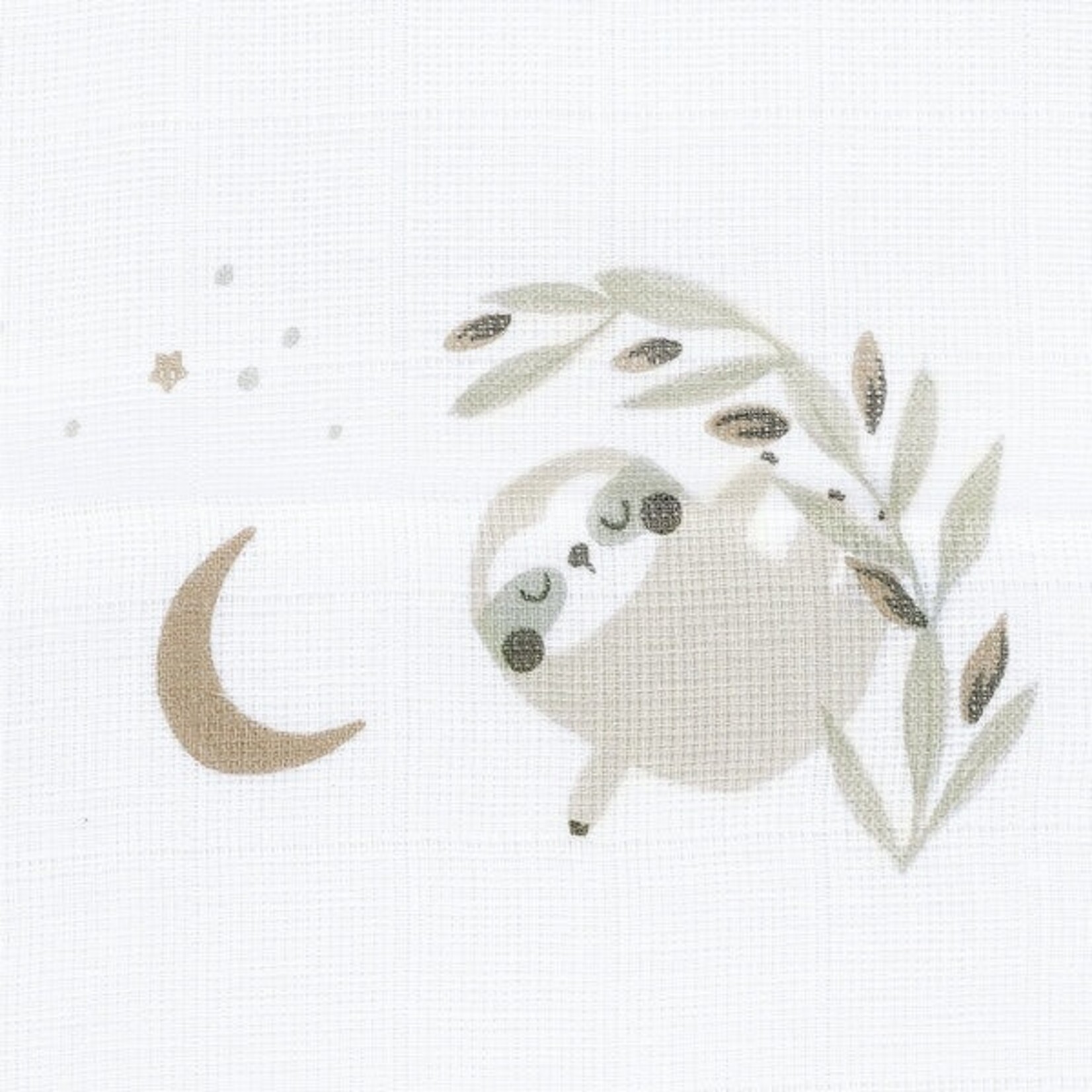 Perlimpinpin PERLIMPINPIN - Cotton muslin blanket 'Sloth'