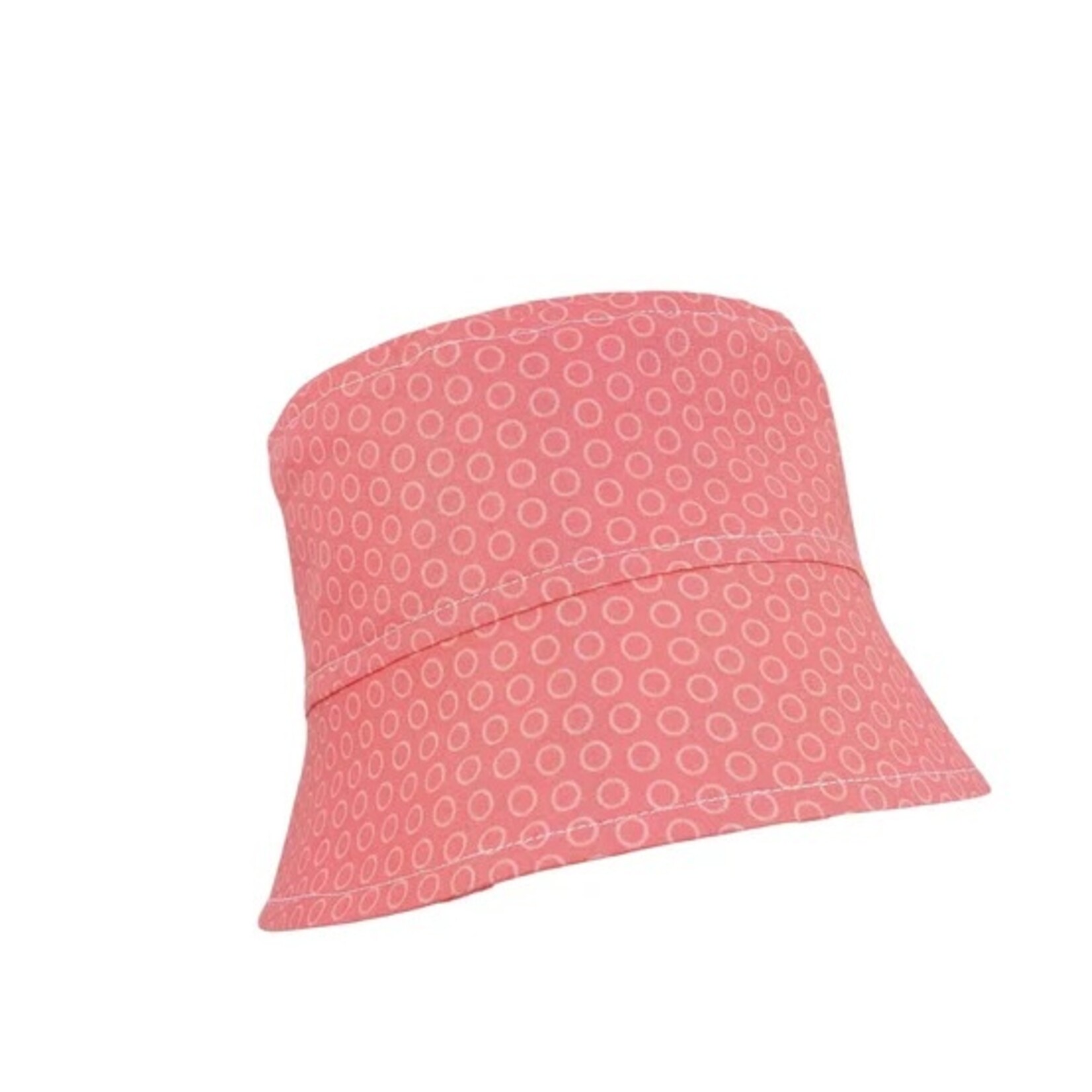 Tirigolo TIRIGOLO - Chapeau d'été classique ajustable en coton - Corail avec cercles