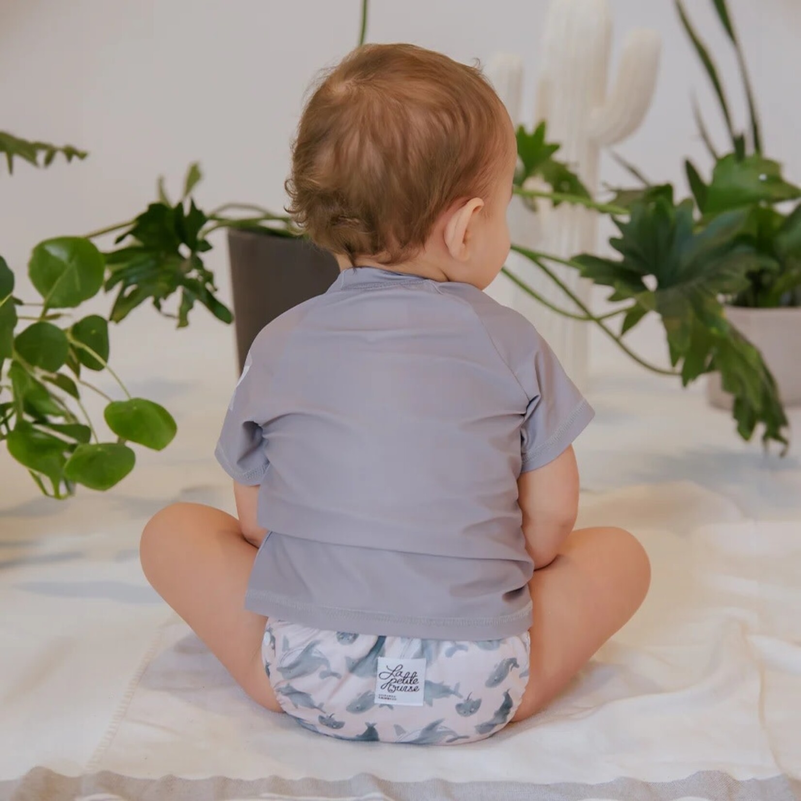 La Petite Ourse LA PETITE OURSE - Chandail d'eau protection UV 'Gris - Marine'