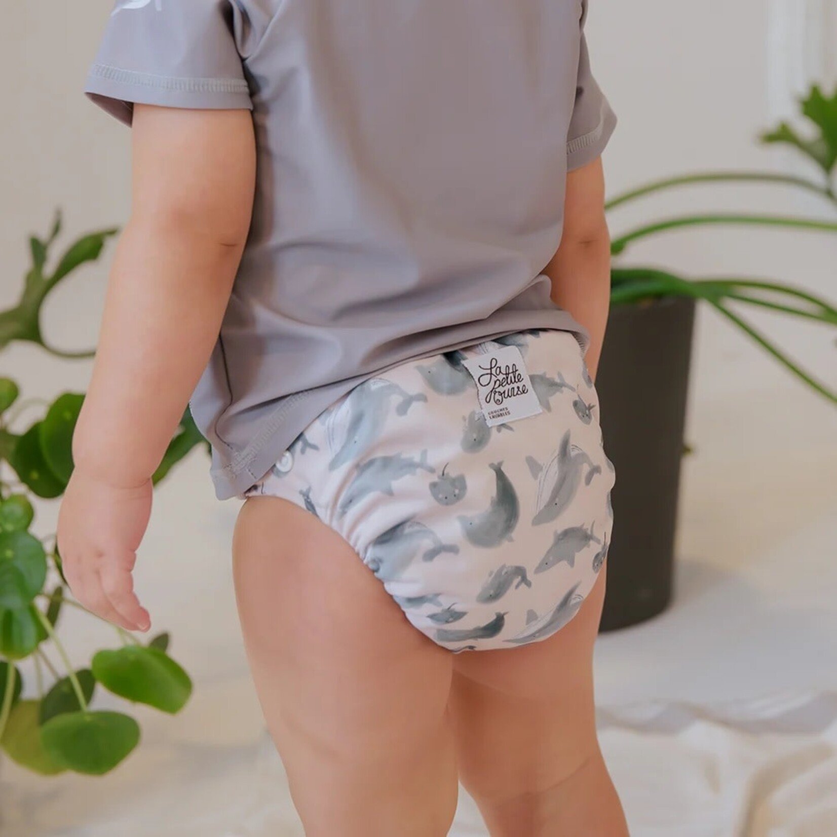 La Petite Ourse LA PETITE OURSE - Swim Diaper  'Marine'