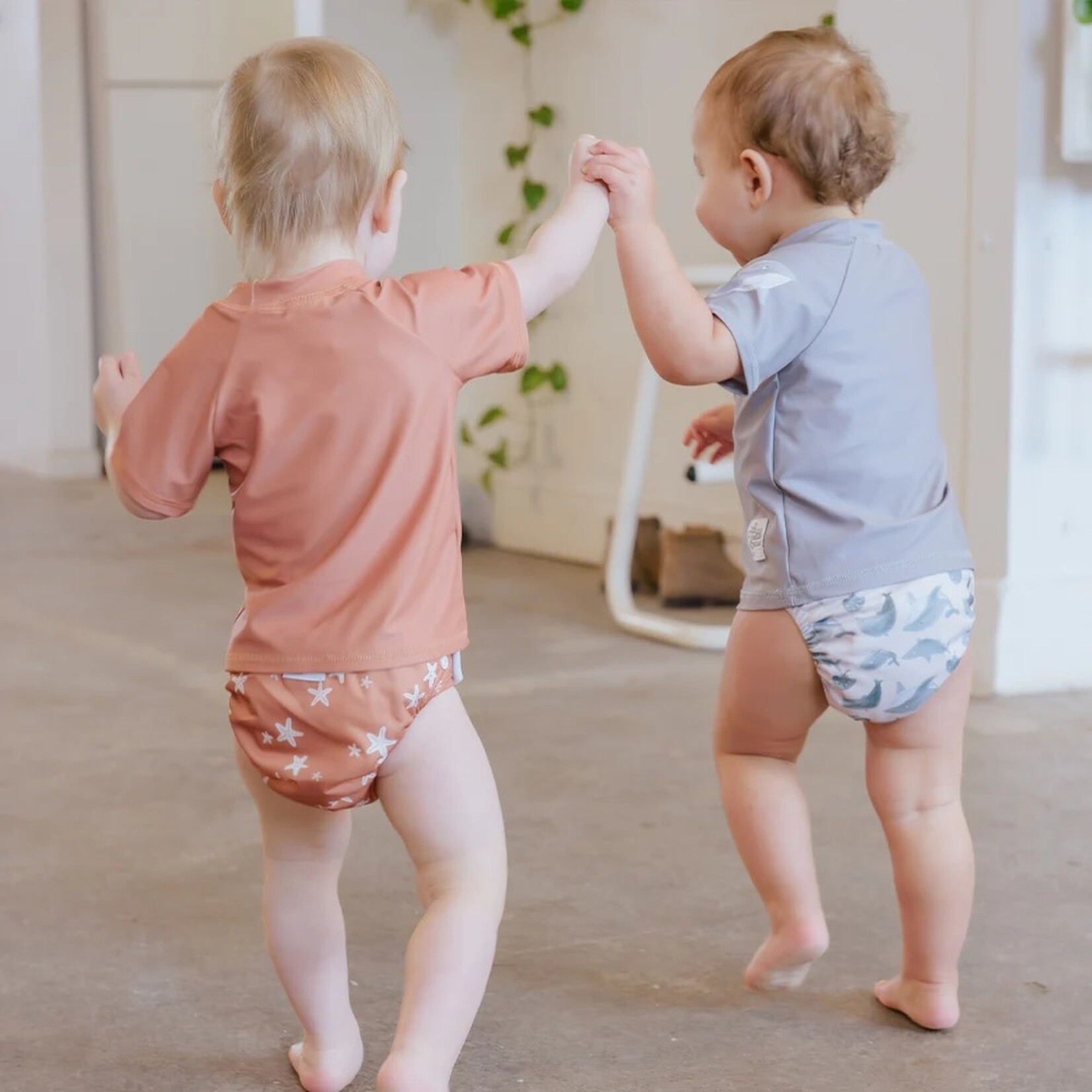 La Petite Ourse LA PETITE OURSE - Swim Diaper 'Seashell'