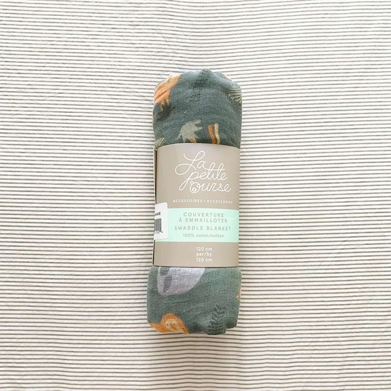 La Petite Ourse LA PETITE OURSE - Swaddle Blanket 'Savannah'