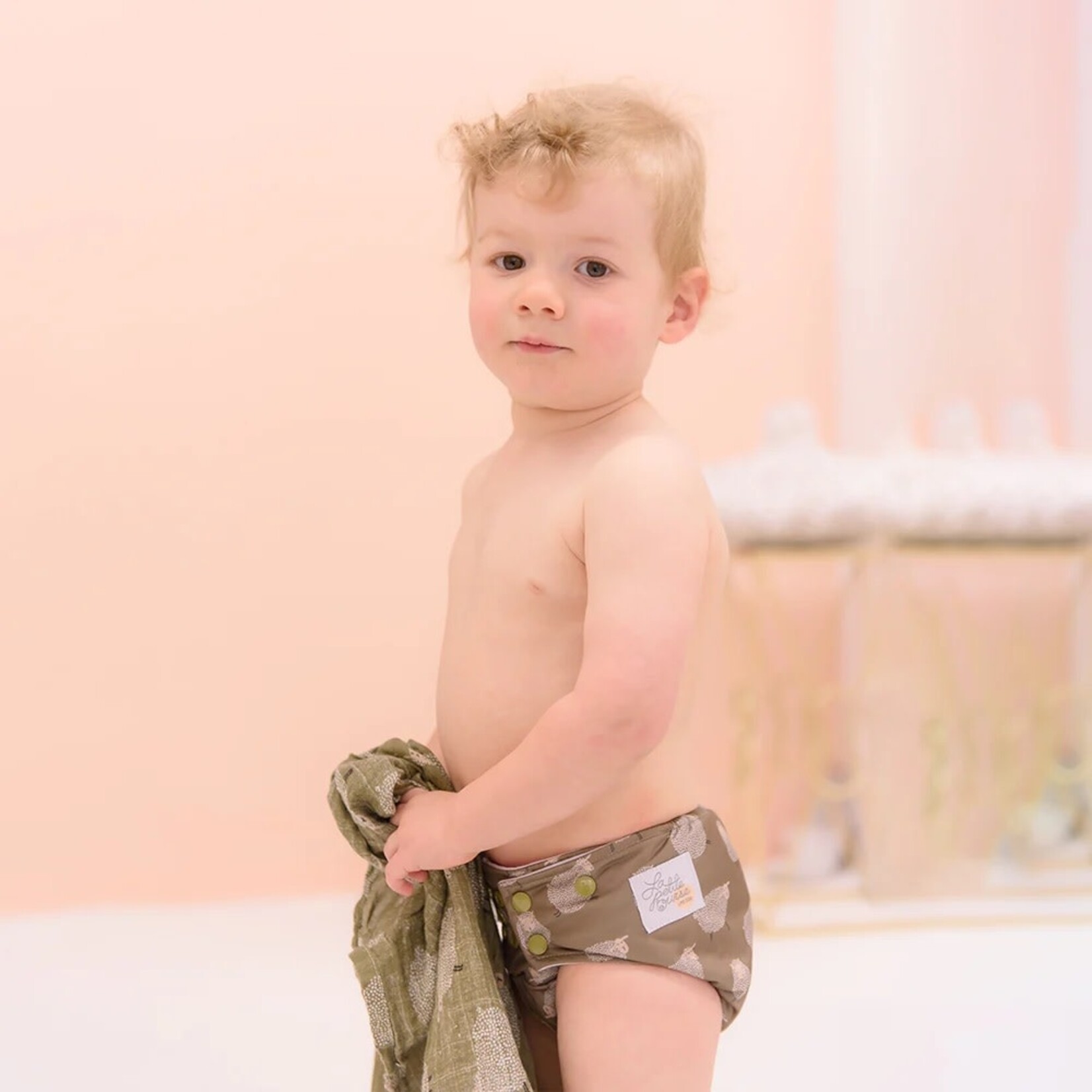 La Petite Ourse LA PETITE OURSE - Swaddle Blanket 'Sheep'