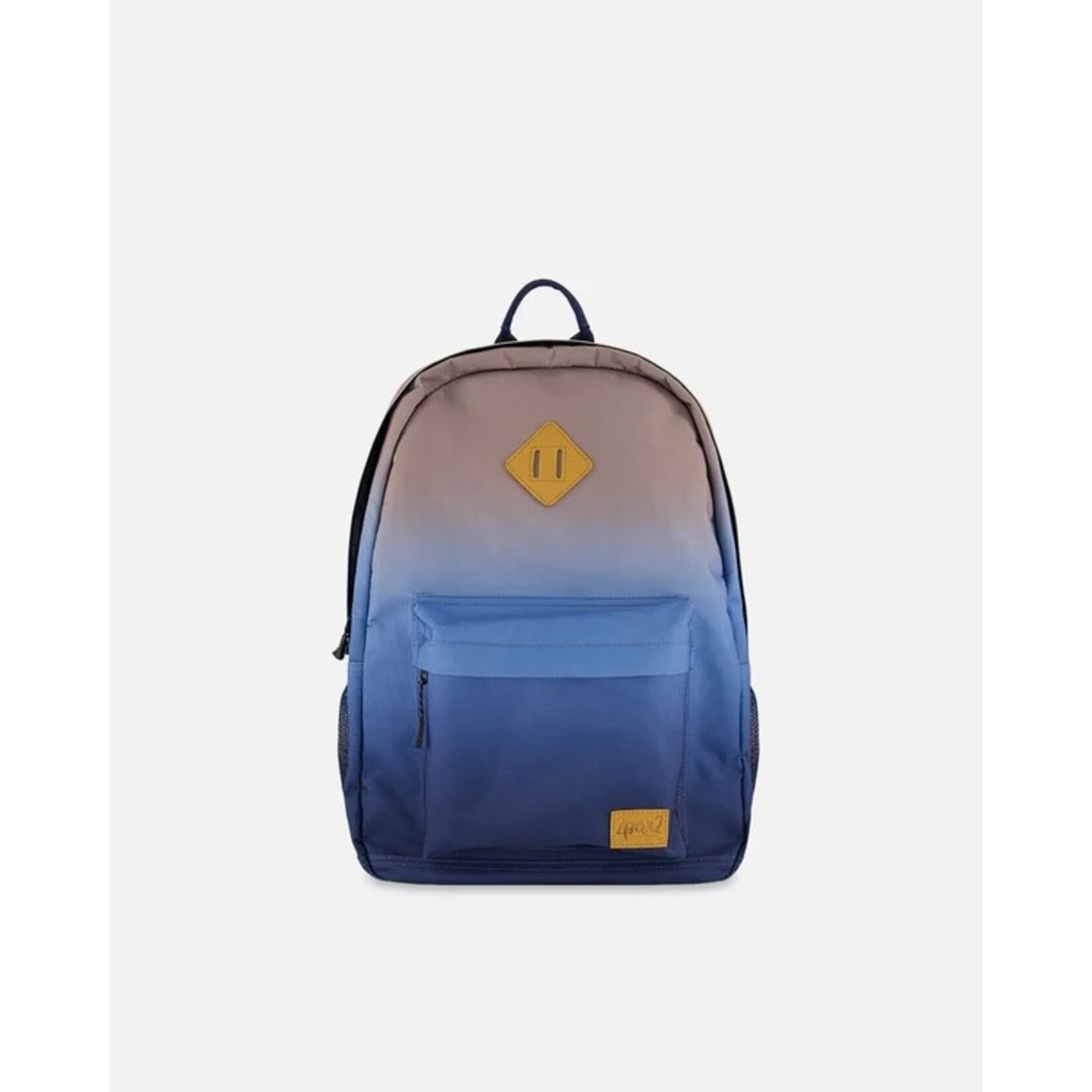 Deux par Deux DEUX PAR DEUX - Sac à dos dégradé gris et bleu 'Retour à l'école'