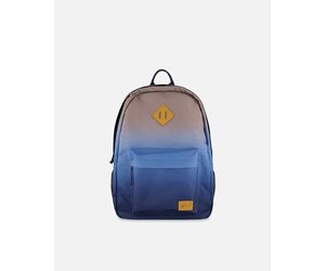 Sac à Dos Urbain Gris Et Blanc CIRCLES – Style Pré-édité, Fonctionnel Malgré Un Petit Accroc