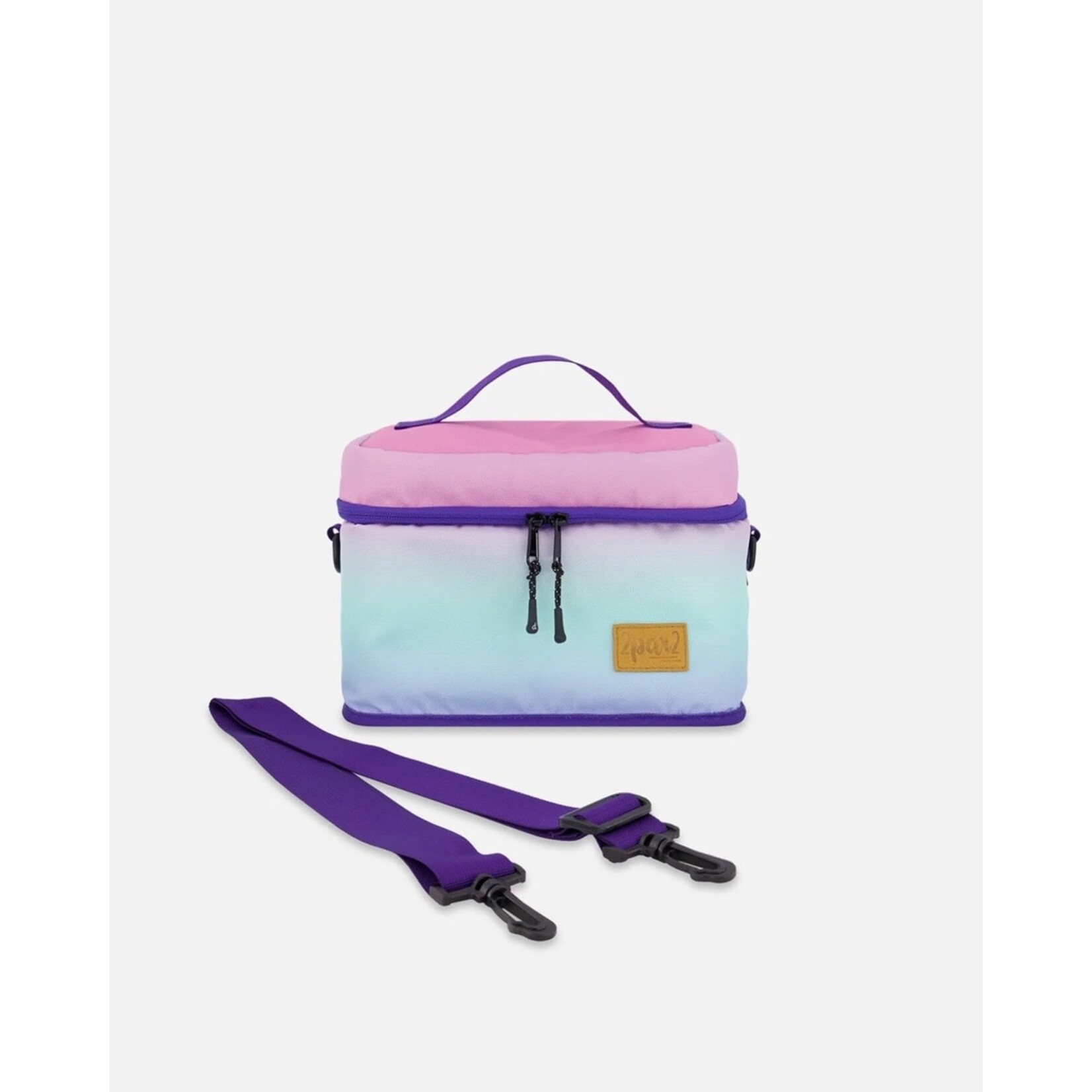 Deux par Deux DEUX PAR DEUX - Purple Gradient lunch box 'Back To Cool!'