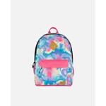 Deux par Deux DEUX PAR DEUX - Rainbow Heart backpack 'Back To Cool!'