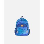 Deux par Deux DEUX PAR DEUX - Little Kids Backpack Blue Gradient Dinosaur Print