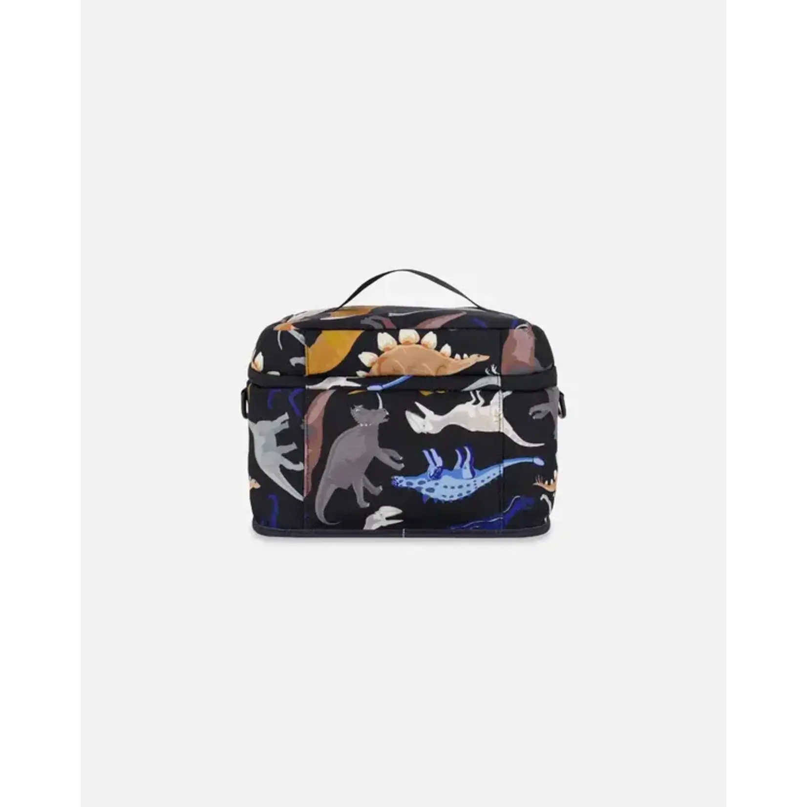 Deux par Deux DEUX PAR DEUX - Lunch Box Black Dinosaur Print