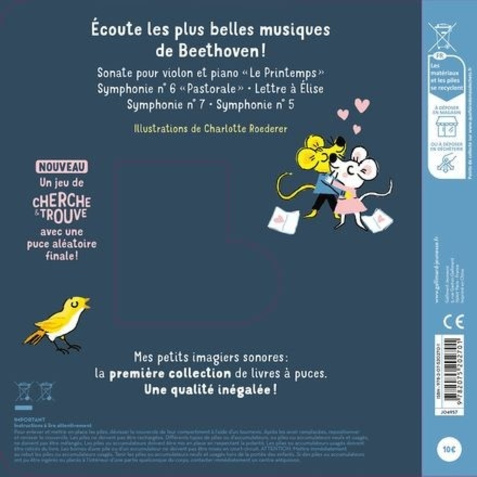 Gallimard Jeunesse (Éditions) GALLIMARD JEUNESSE - Musique, Beethoven ! *IN FRENCH*