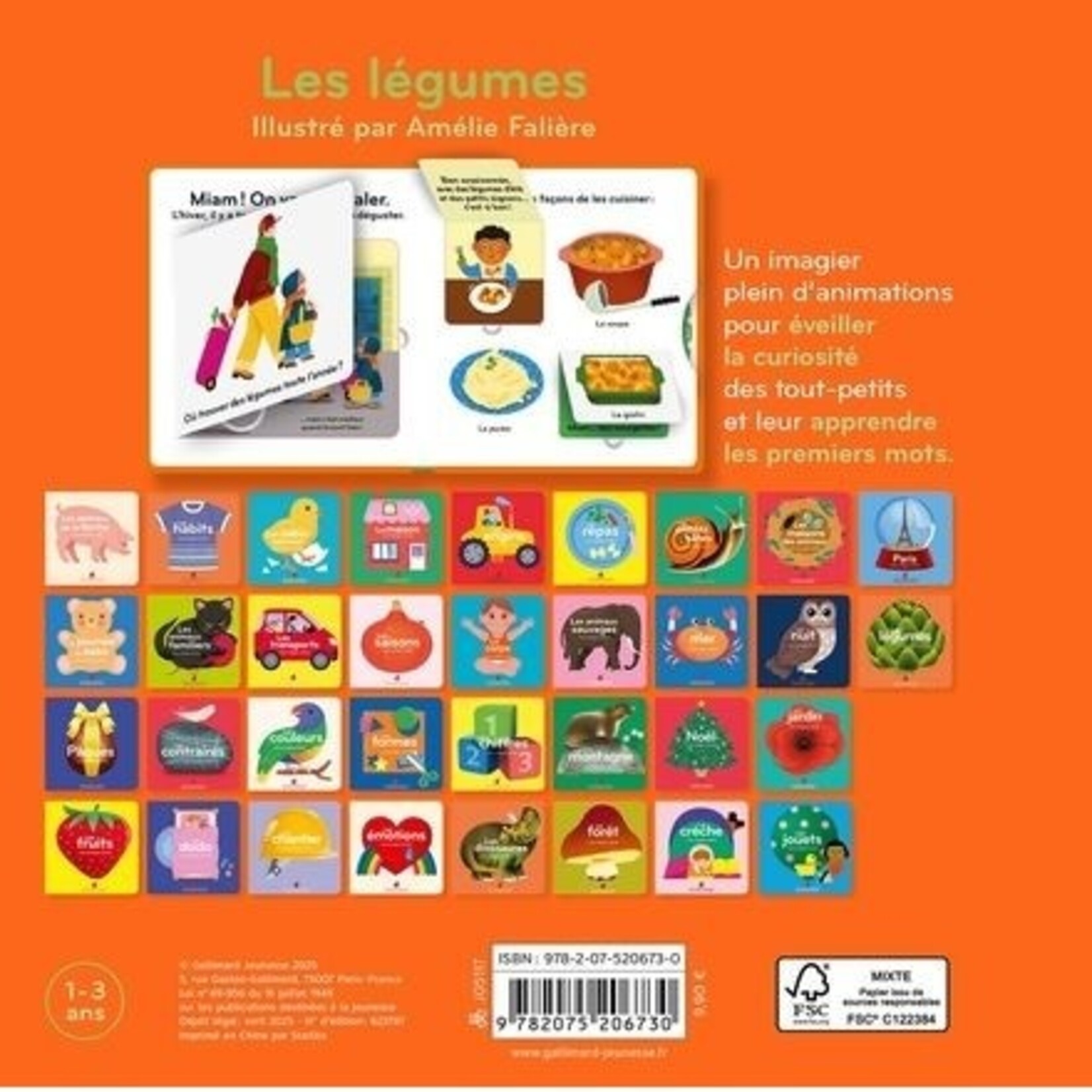 Gallimard Jeunesse (Éditions) GALLIMARD JEUNESSE - Les légumes *IN FRENCH*