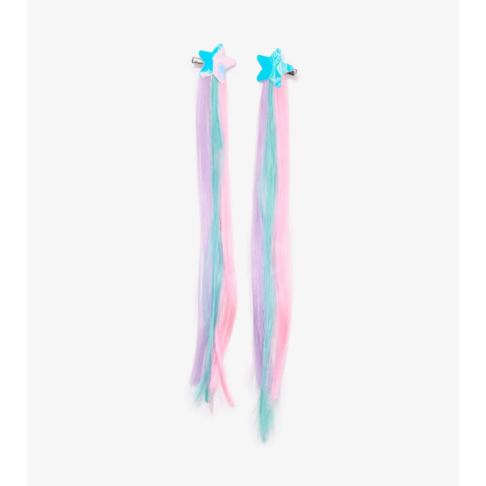 Hatley HATLEY - 'Shining Stars' 2 Pack Faux Hair Extensions Clips