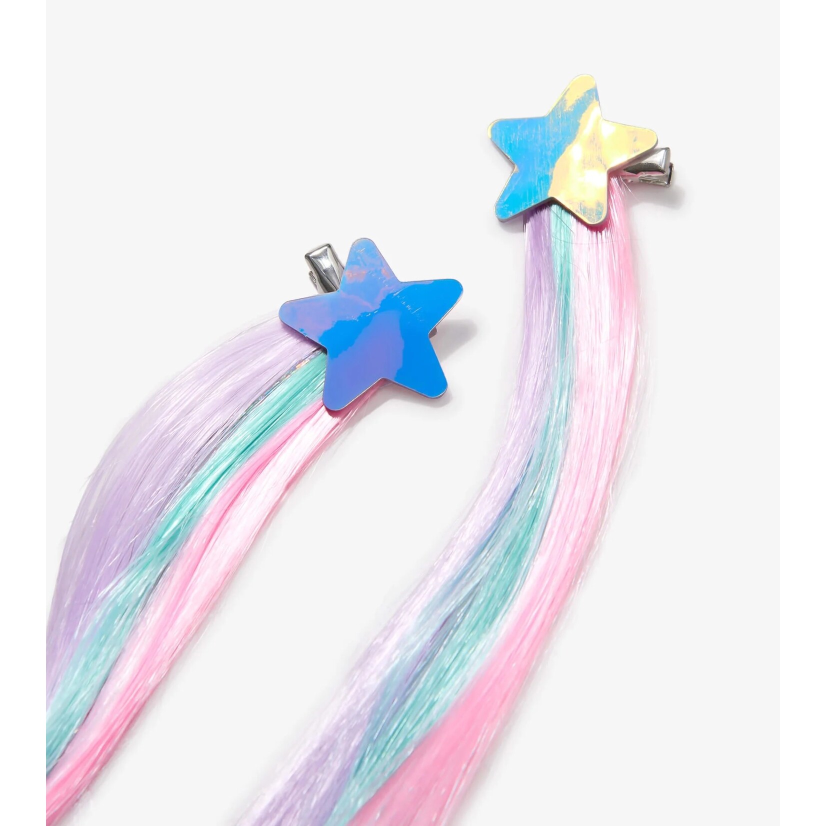 Hatley HATLEY - 'Shining Stars' 2 Pack Faux Hair Extensions Clips
