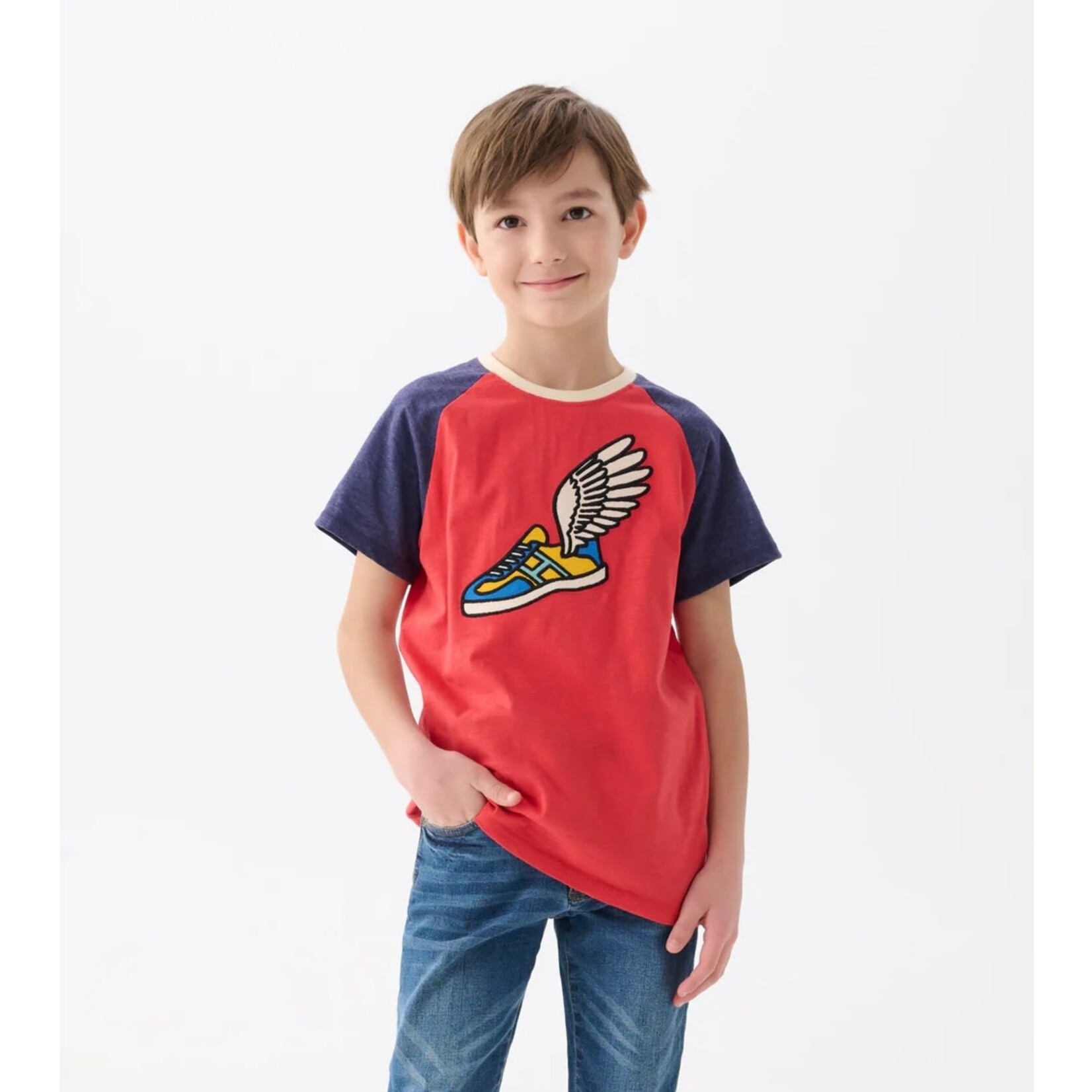 Hatley HATLEY - Raglan Sleeve T-Shirt - Wings Shoe