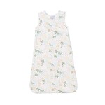Coccoli COCCOLI - White sleeping bag with flower and fruit print - 0.5 TOGS