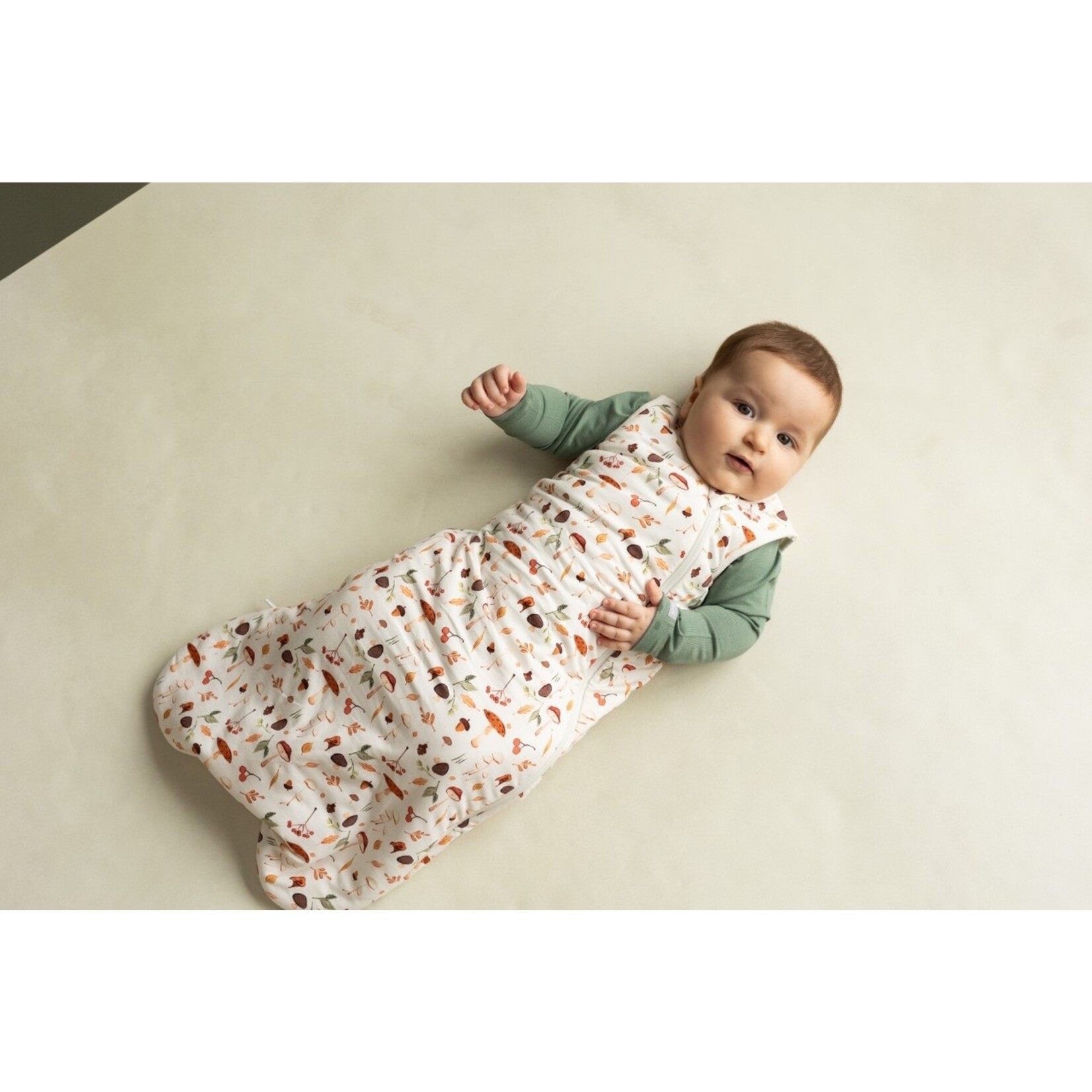 Coccoli COCCOLI - Gigoteuse/sac de nuit  crème avec motif de champignons - 1.5 TOGS