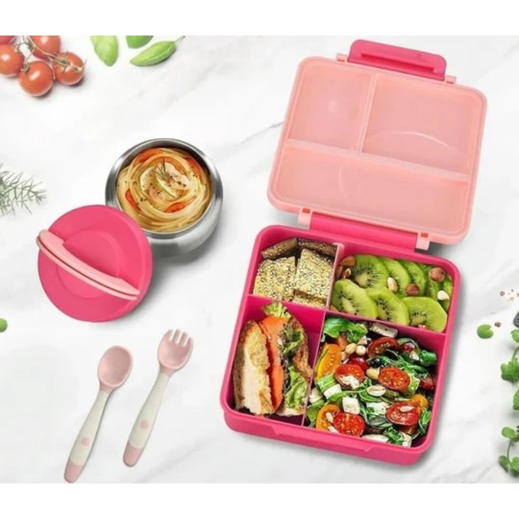Munchbox MUNCHBOX -  Thermos bento 'Strawberry'