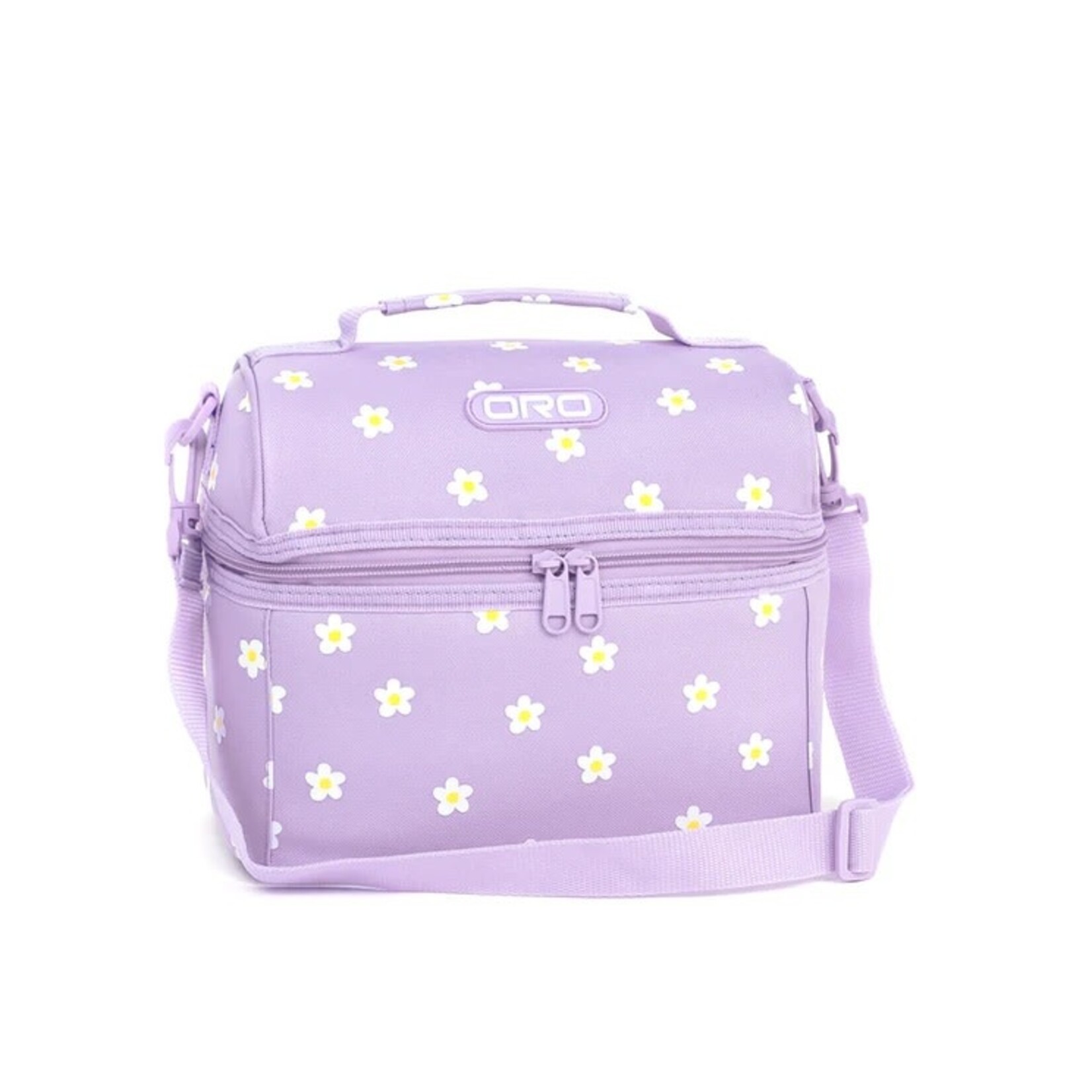 GEOCAN GEOCAN - Boite à lunch dome lilas avec imprimé de marguerites
