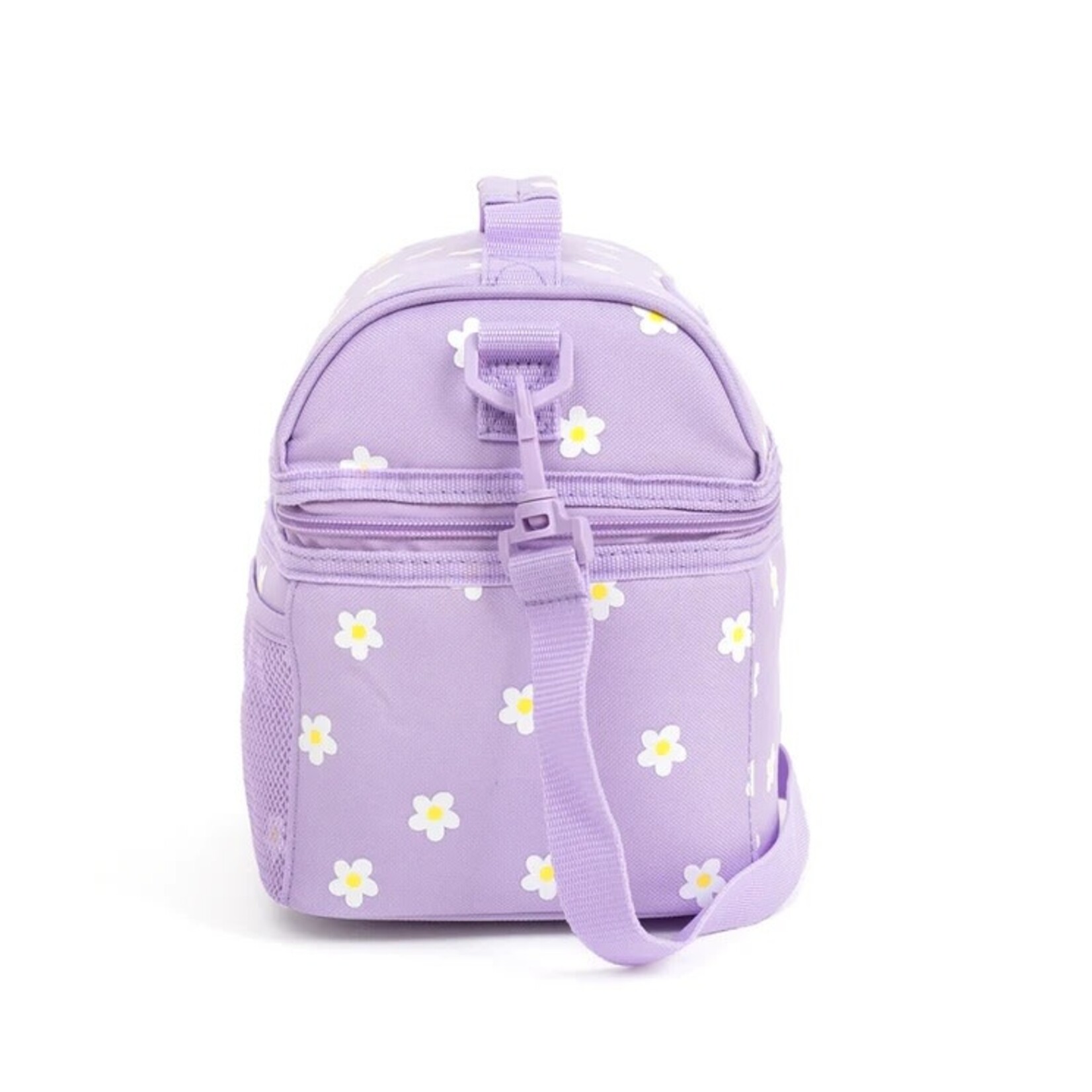 GEOCAN GEOCAN - Boite à lunch dome lilas avec imprimé de marguerites