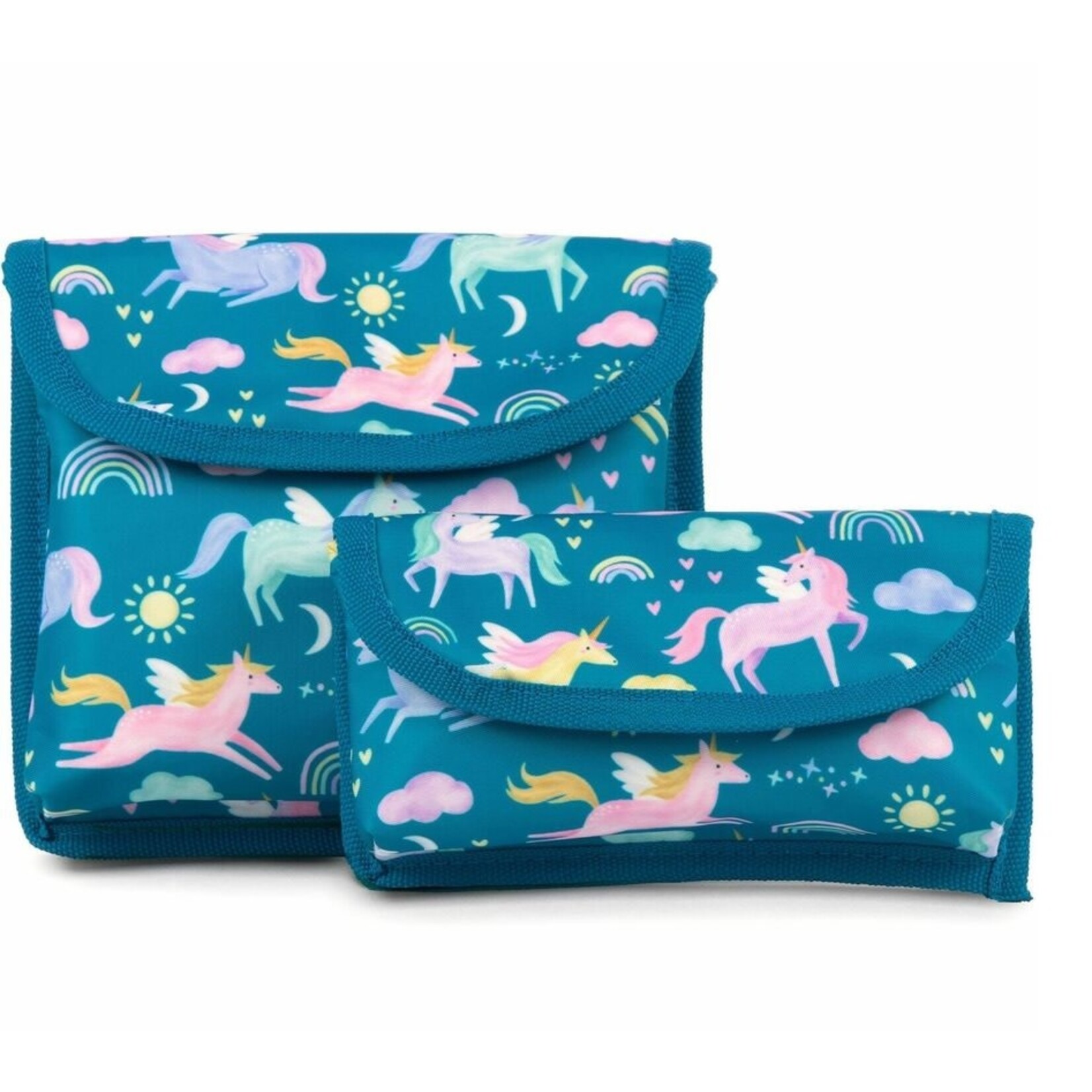 GEOCAN  GEOCAN - Pack of 2 sandwich/snack bags - Unicorn (Execo)