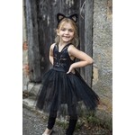 Great Pretenders GREAT PRETENDERS - Black Cat Dress with Headband (One Size 5-6 Years)