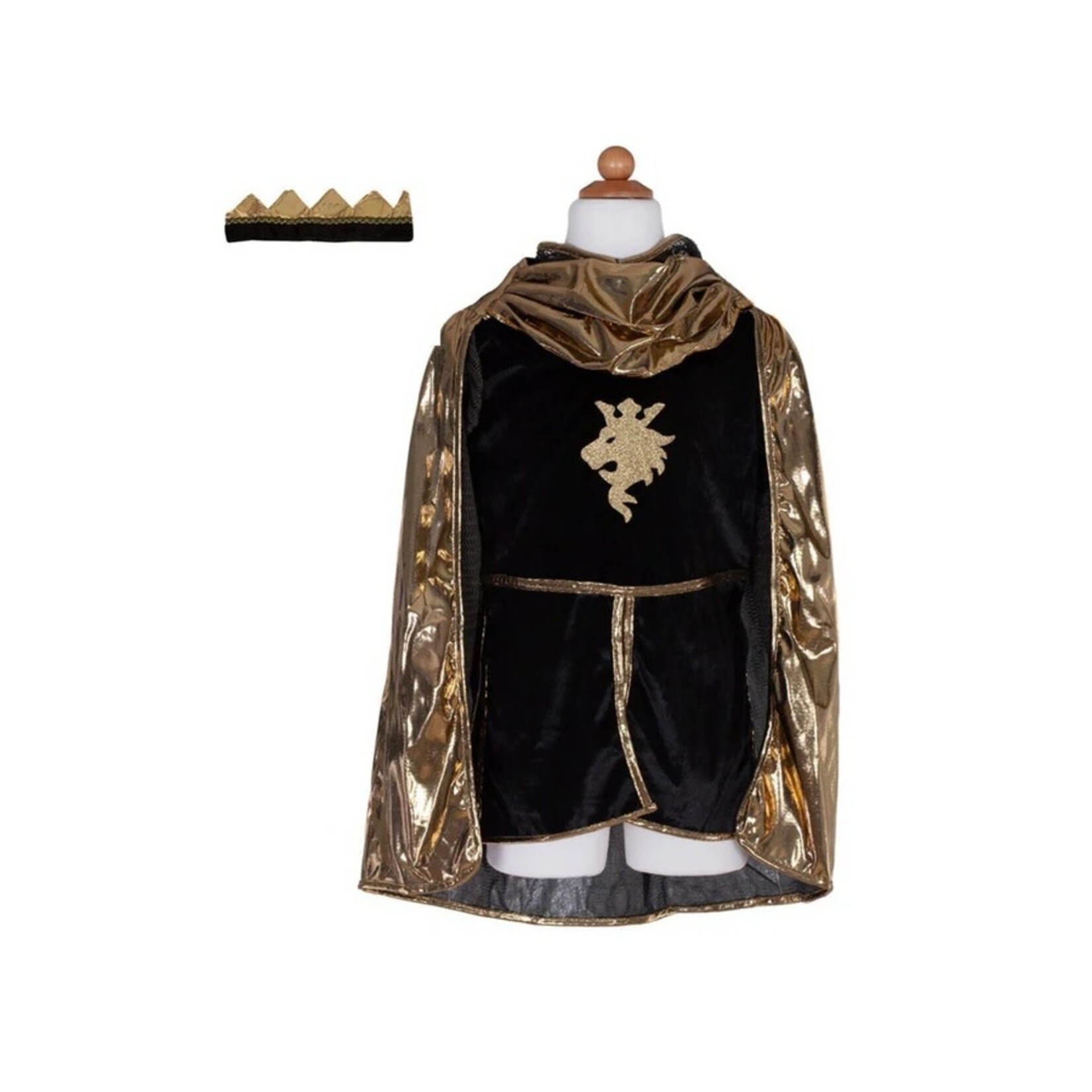 Great Pretenders GREAT PRETENDERS - Knight Set with Tunic, Cape and Crown