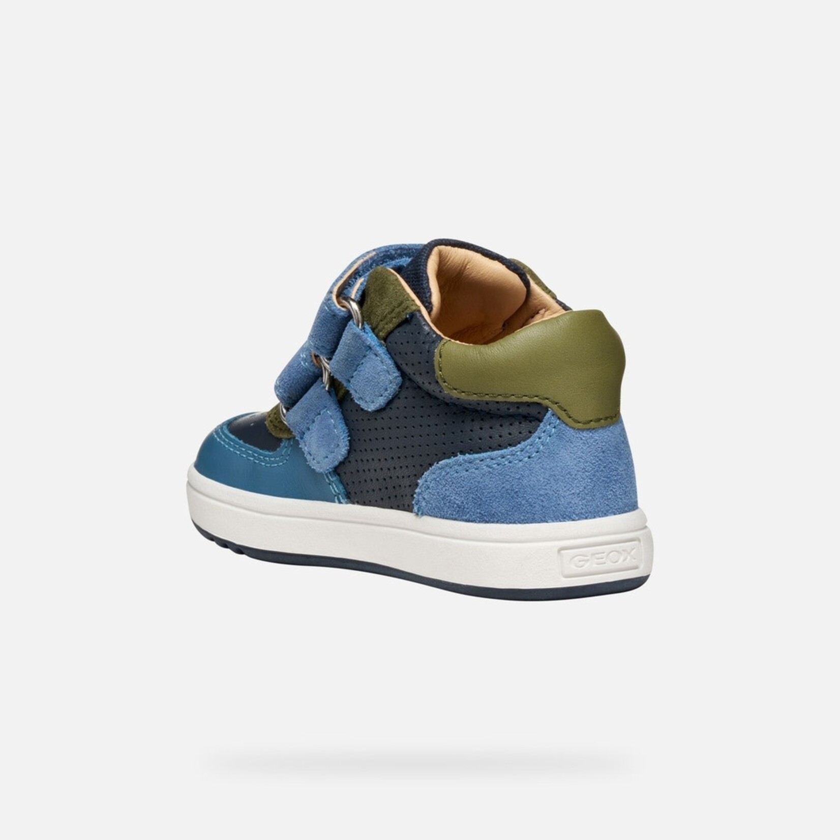 Geox GEOX - Chaussures à velcro 'B Biglia - Navy/Dark Sky'