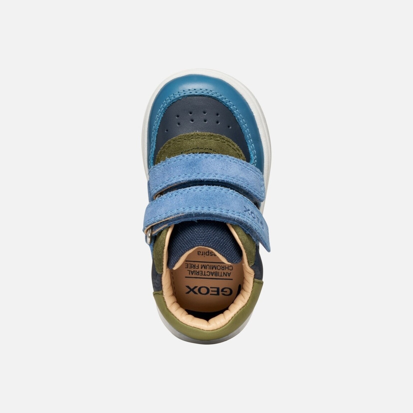 Geox GEOX - Chaussures à velcro 'B Biglia - Navy/Dark Sky'