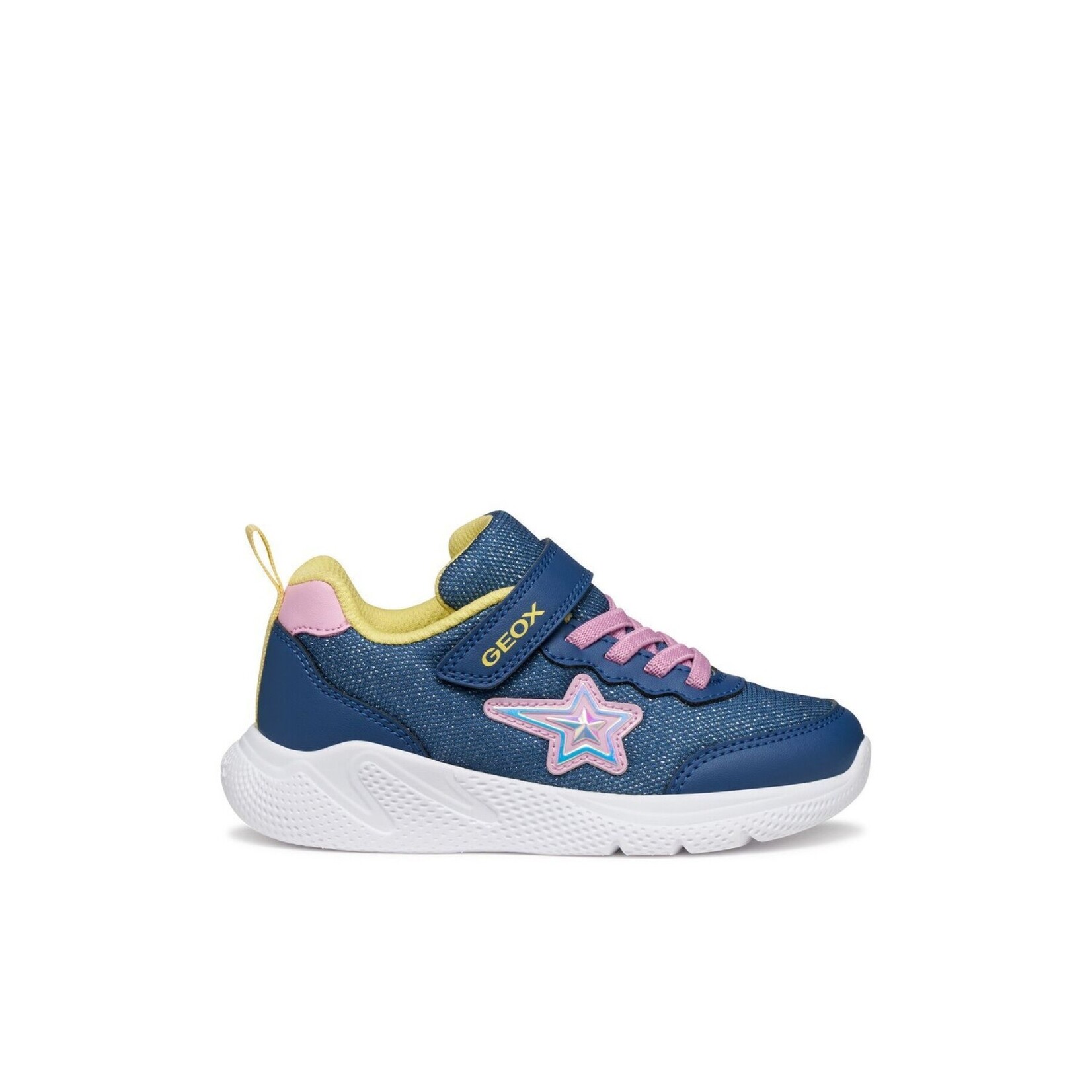 Geox GEOX - Chaussures de sport bleu scintillant 'Sprintye - Avio/Rose'
