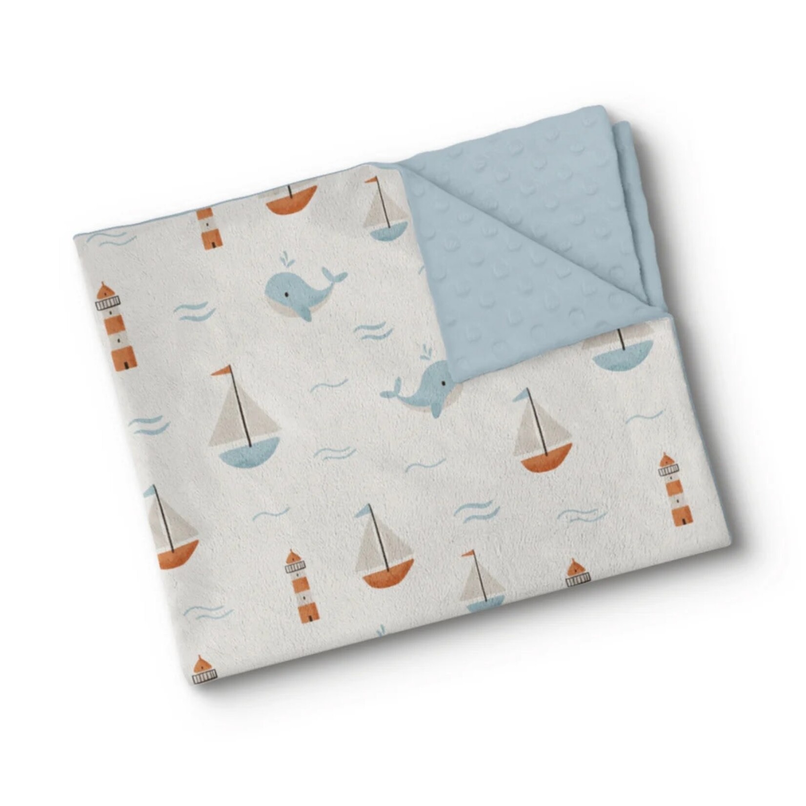 Olé Oops OLÉ OOPS - Minky Blanket - Sails in the Wind