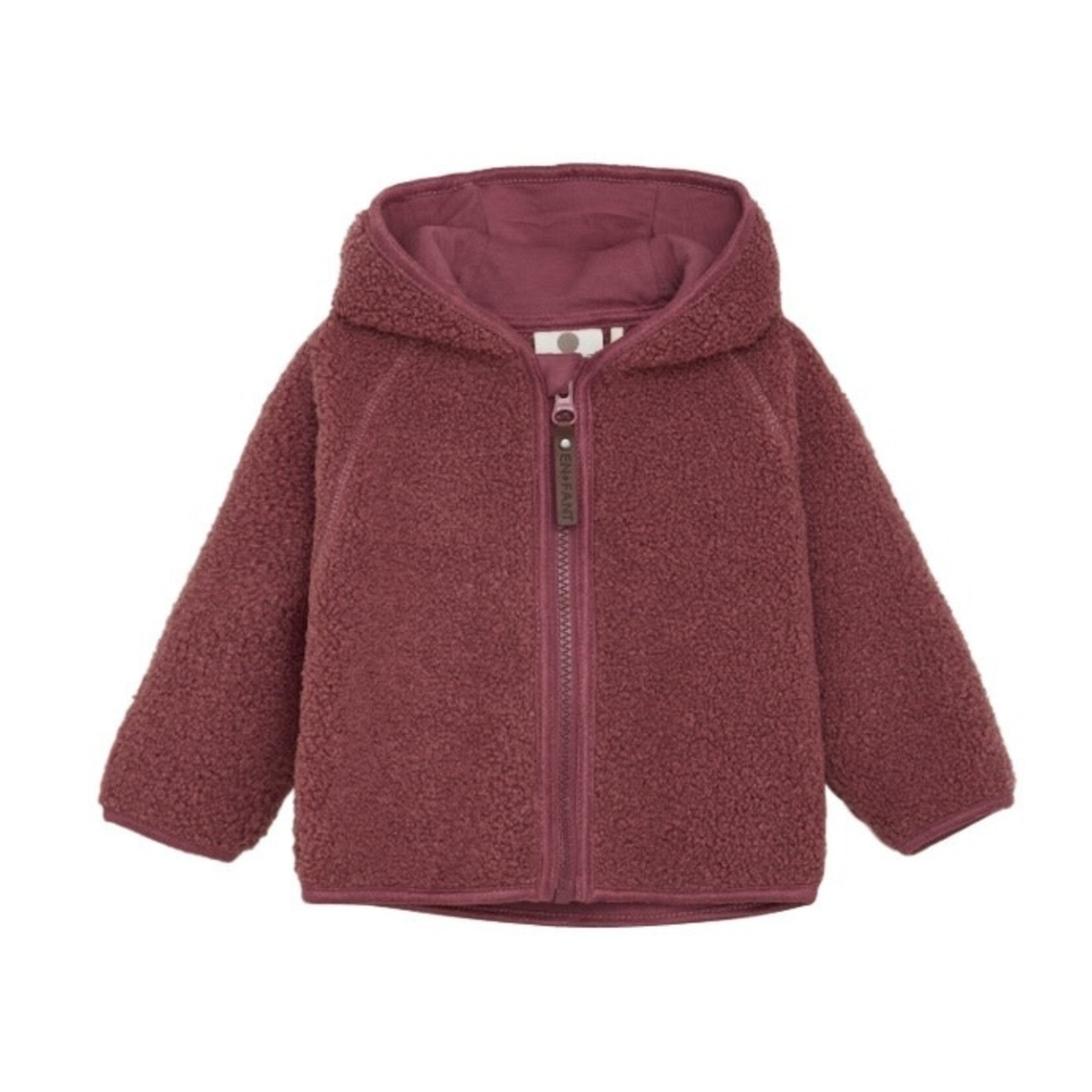 Enfant ENFANT - Dark Pink Teddy Jacket