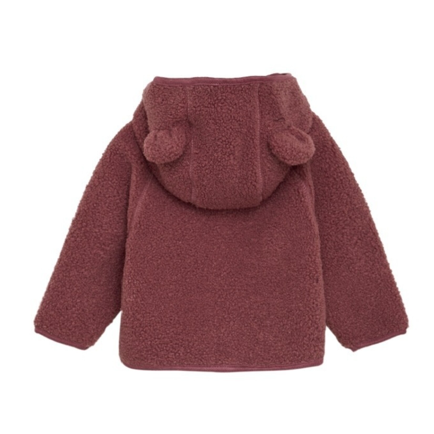 Enfant ENFANT - Dark Pink Teddy Jacket