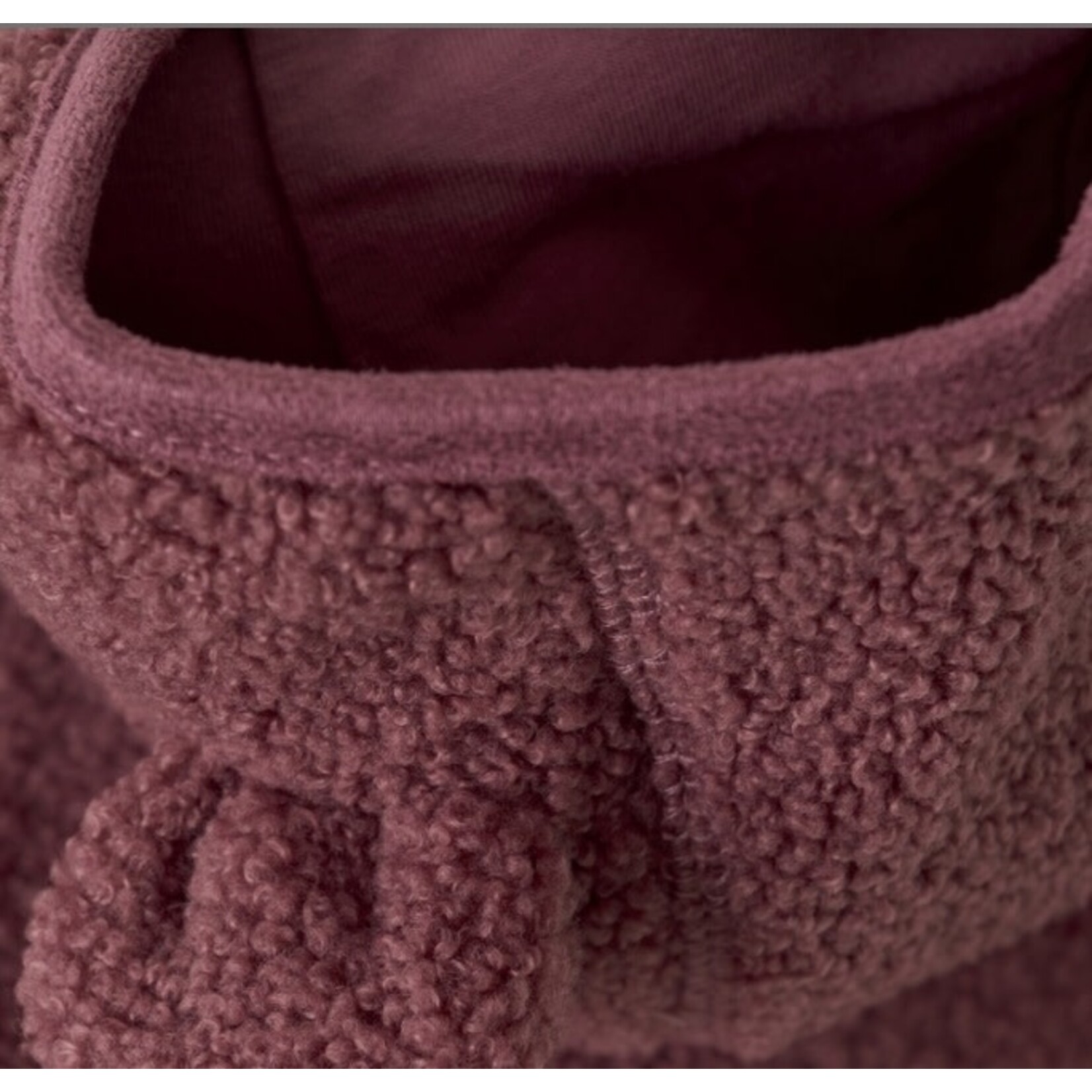 Enfant ENFANT - Dark Pink Teddy Jacket